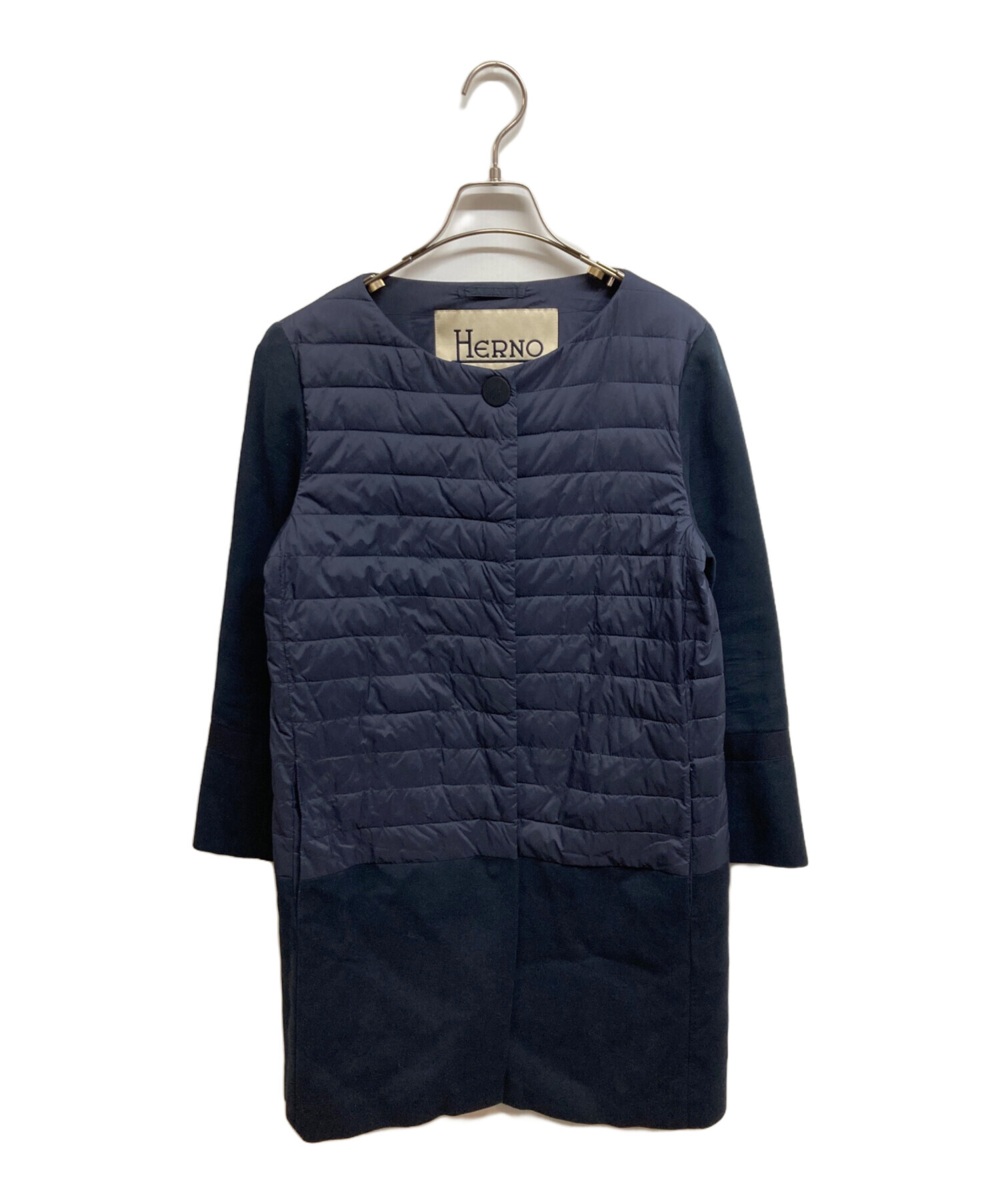中古・古着通販】HERNO (ヘルノ) 切替キルティングダウンコート