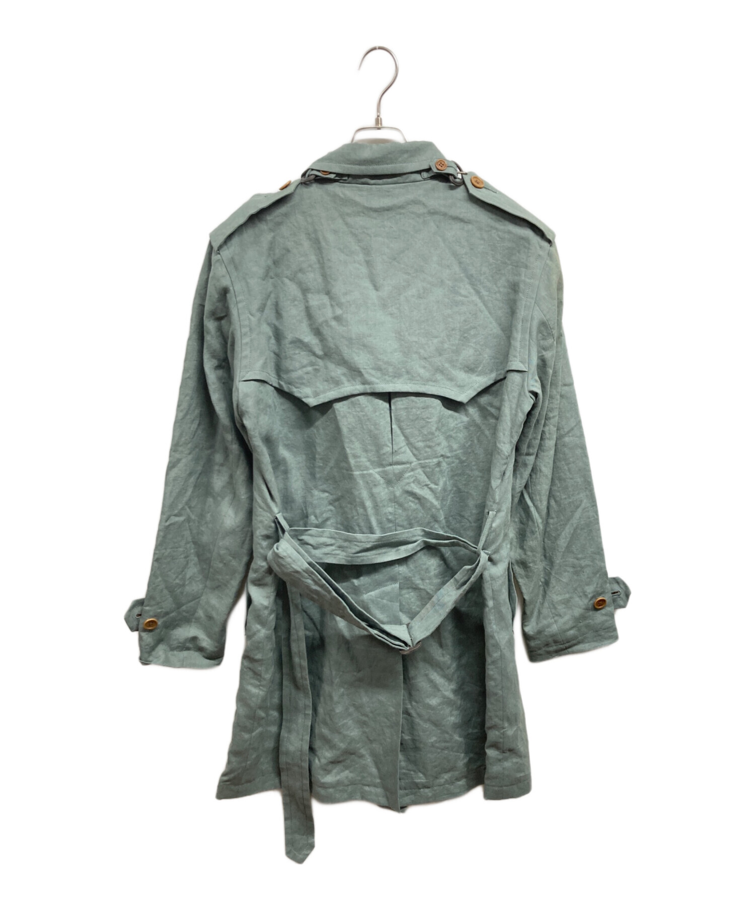 【新品・未使用】【Paul smith】リネン トレンチコート 中古・古着通販】Paul Smith (ポールスミス) リネントレンチコート