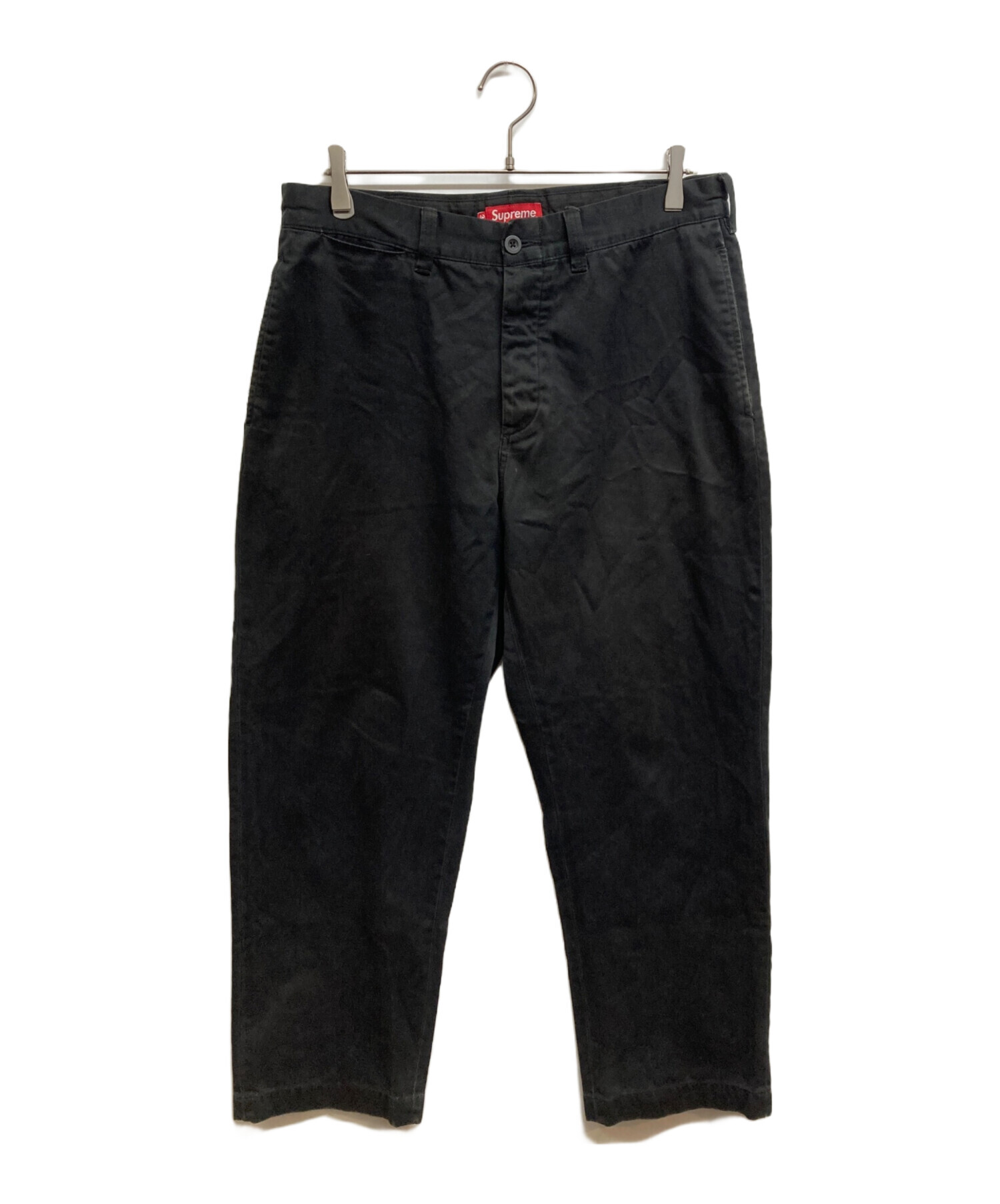 中古・古着通販】Supreme (シュプリーム) Pin up chino pants ブラック