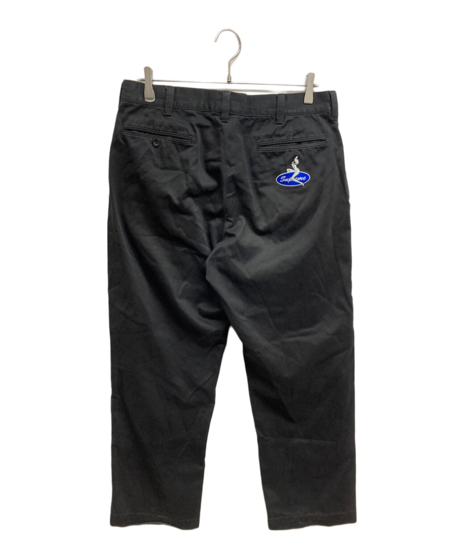 w36 新品未着用　supreme pin up chino pant 中古・古着通販】Supreme (シュプリーム) Pin up chino pants ブラック