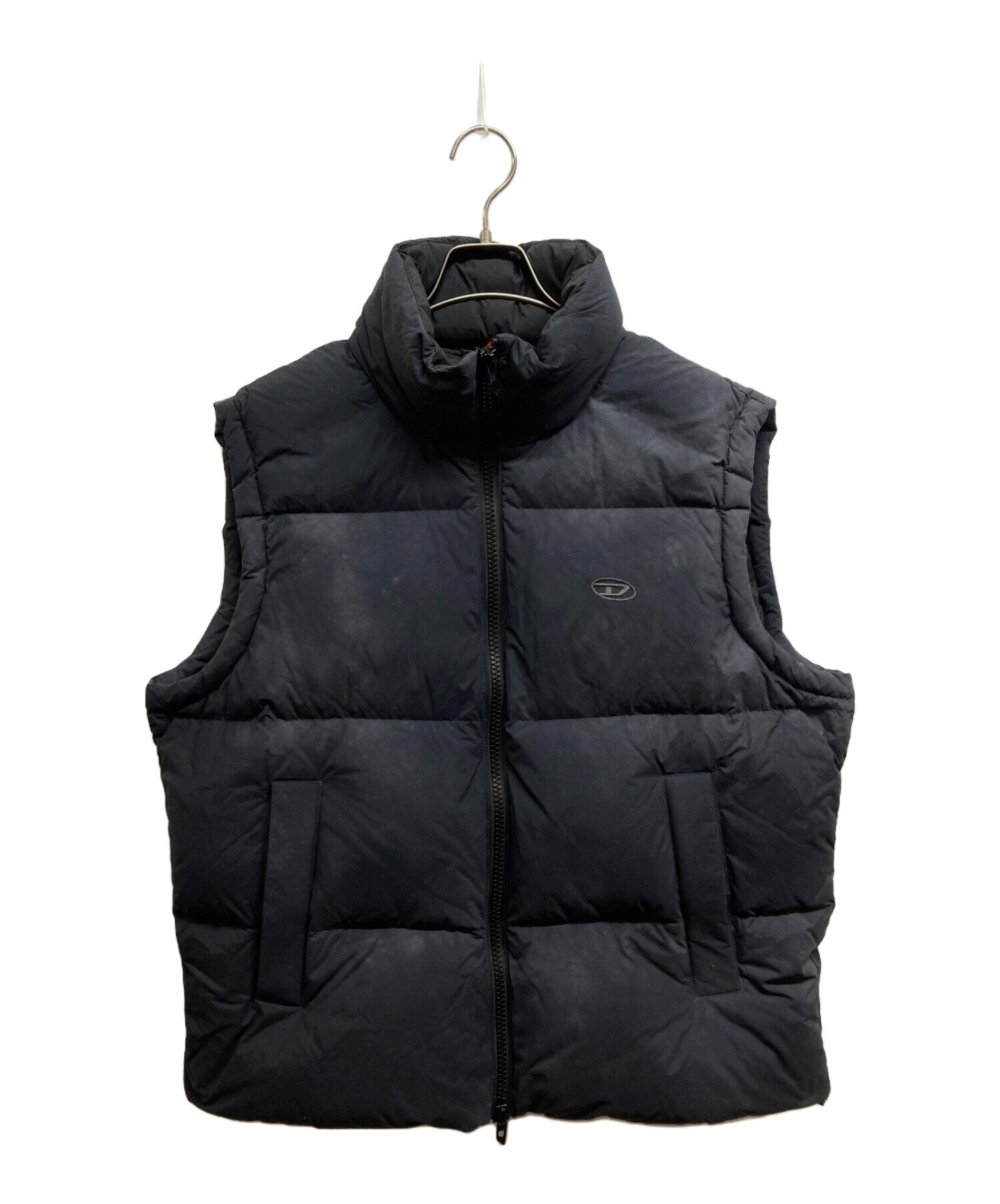中古・古着通販】DIESEL (ディーゼル) 中綿ベスト ブラック サイズ:46 