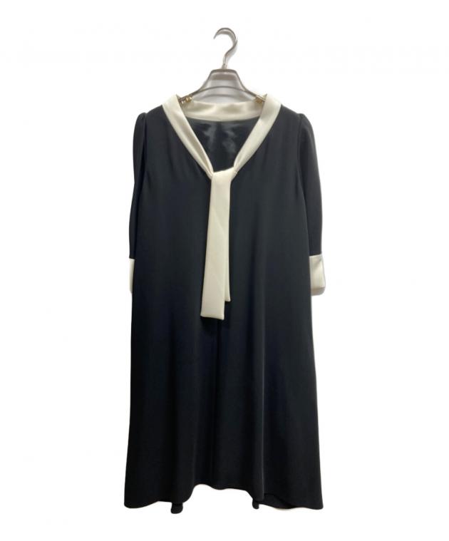 中古・古着通販】CELFORD (セルフォード) ボウタイAラインワンピース 
