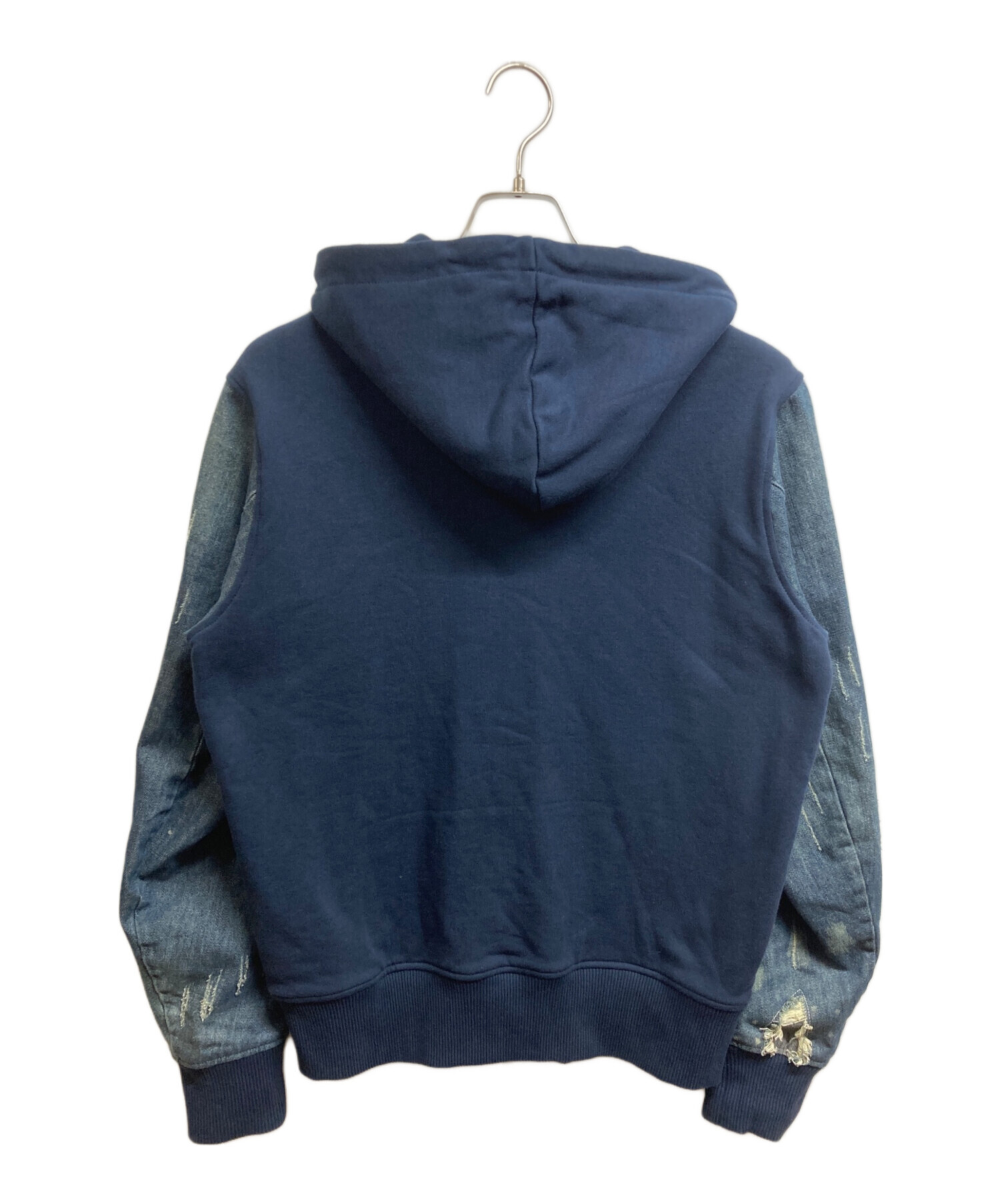 中古・古着通販】DIESEL (ディーゼル) デニム切替ジップパーカー