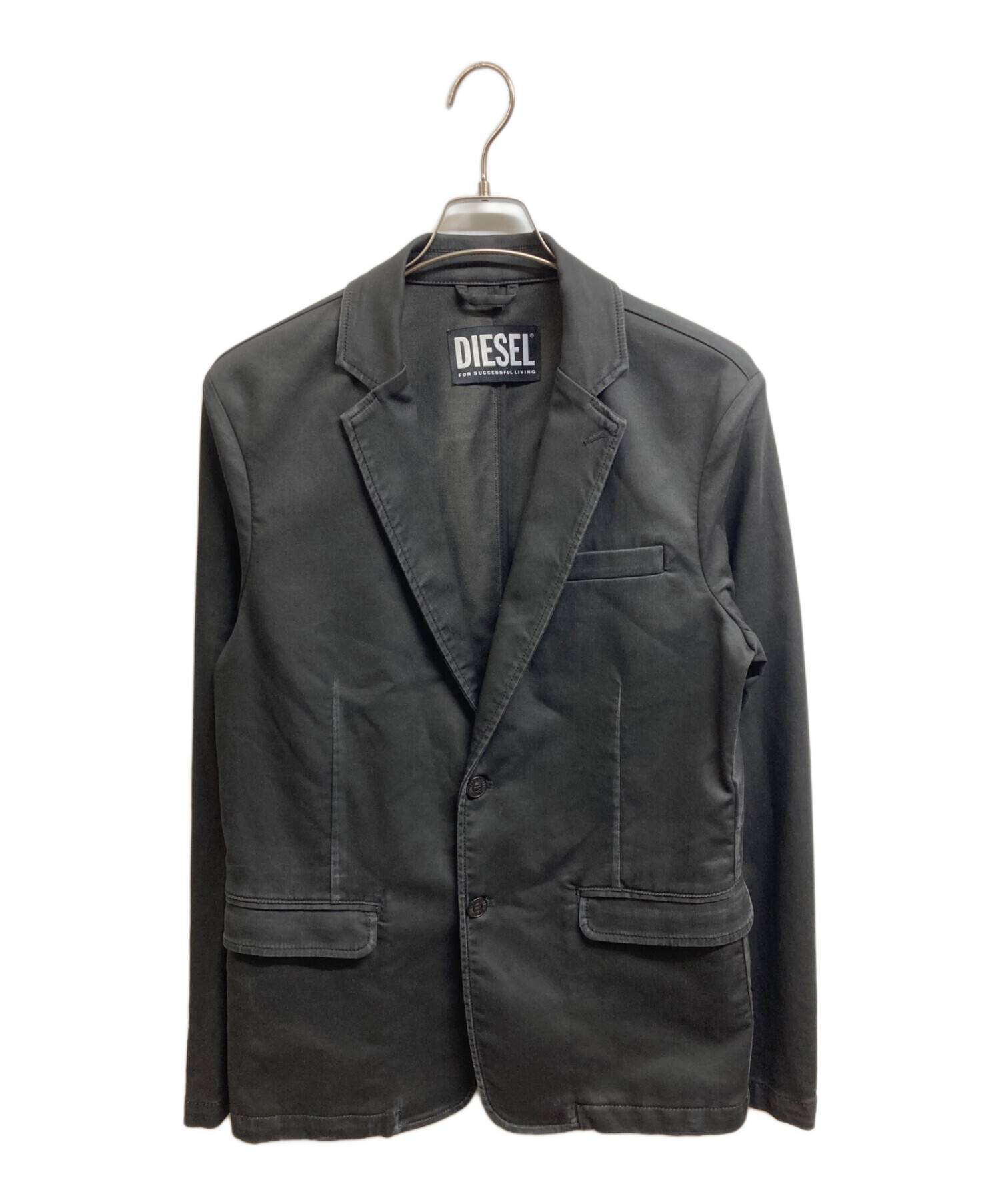 中古・古着通販】DIESEL (ディーゼル) テーラードジャケット ブラック 