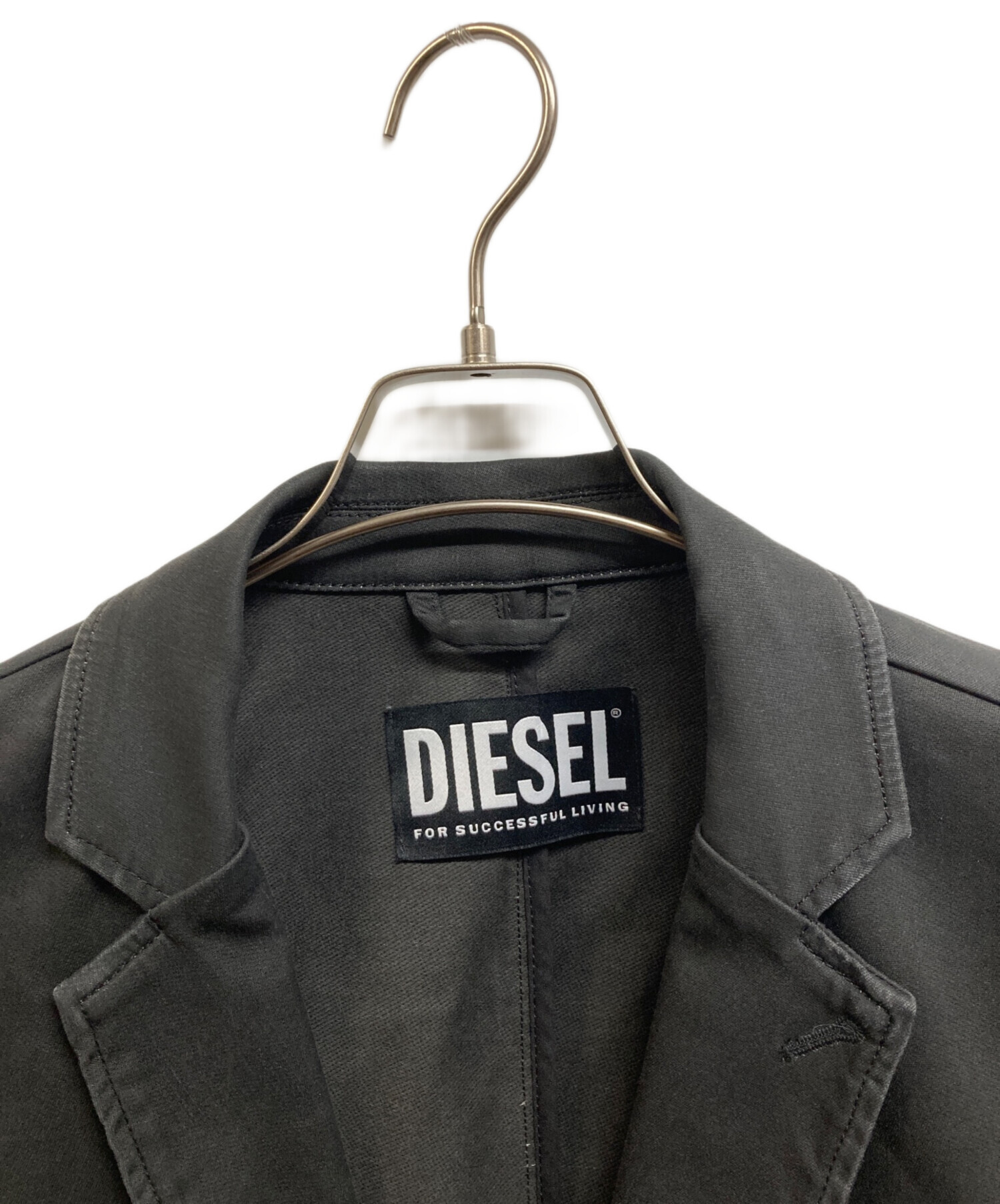 中古・古着通販】DIESEL (ディーゼル) テーラードジャケット ブラック 