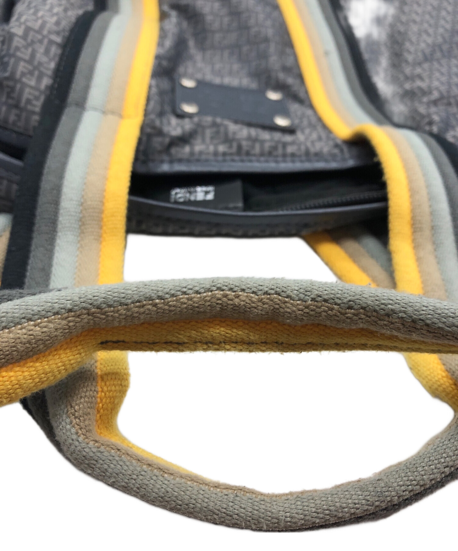 中古・古着通販】FENDI (フェンディ) ズッキーノ トートバッグ グレー