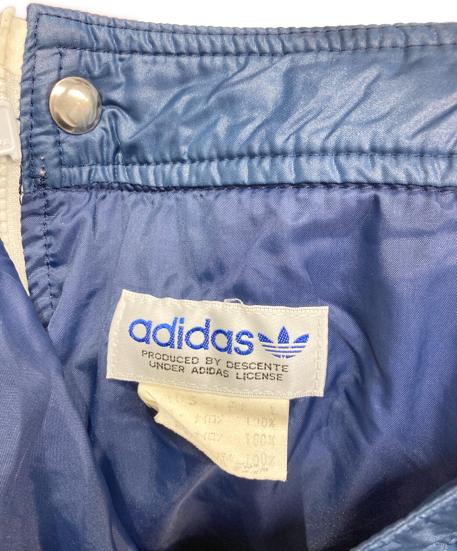 中古・古着通販】adidas (アディダス) ナイロンパンツ ネイビー サイズ