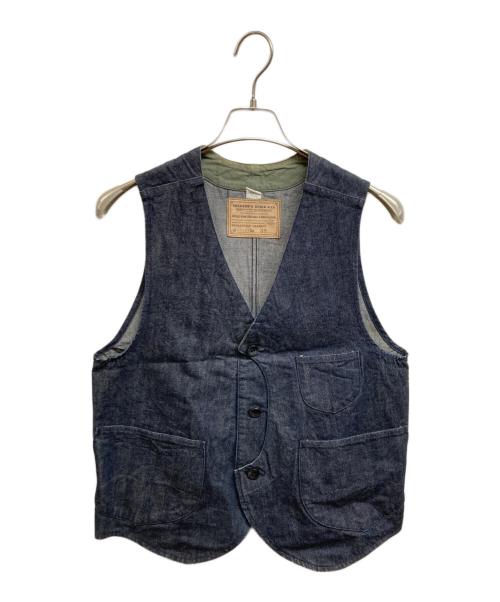 中古・古着通販】Pherrow's (フェローズ) ワークベスト インディゴ