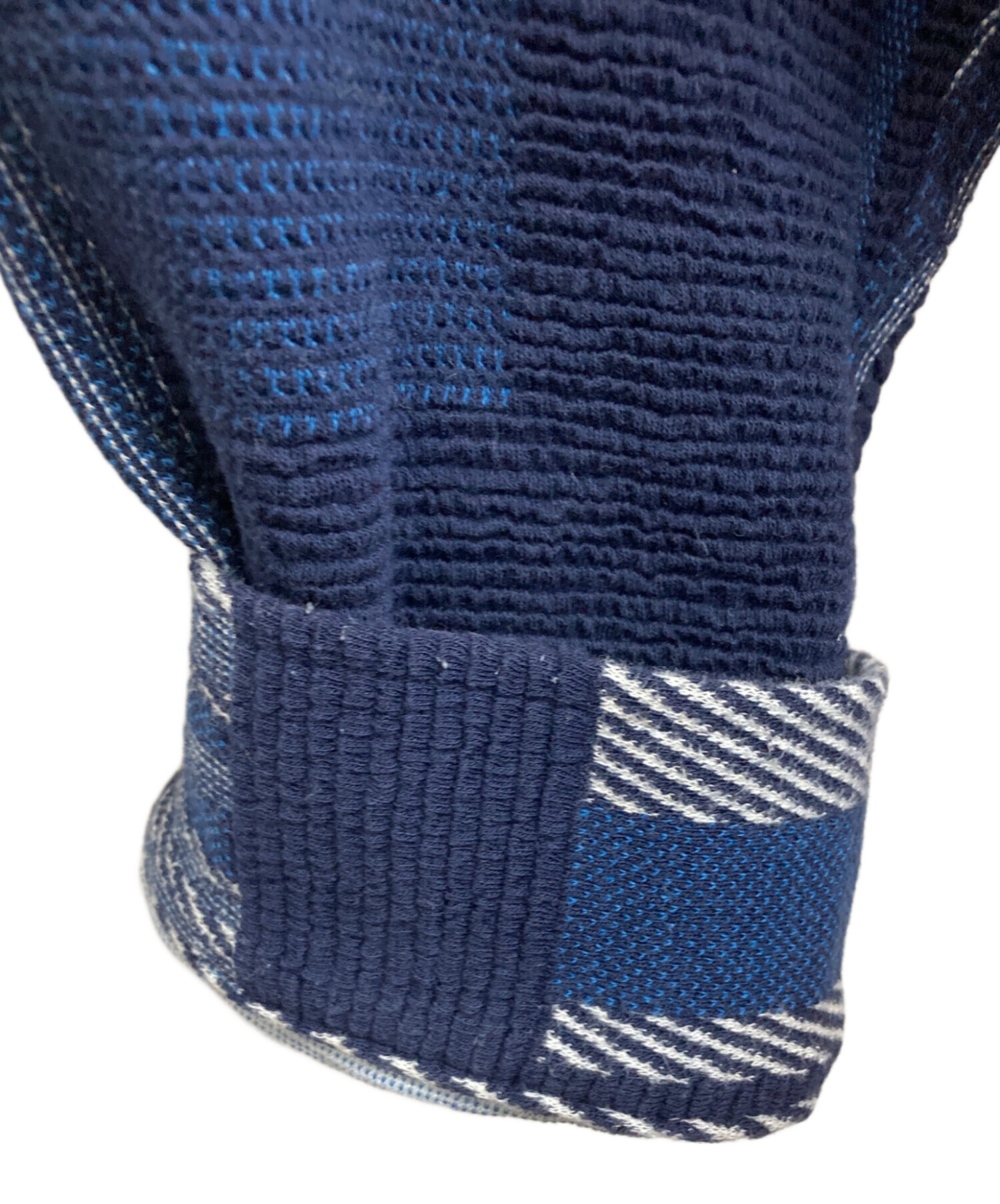 中古・古着通販】KITH (キス) Geometric Cohen Shirt ネイビー サイズ