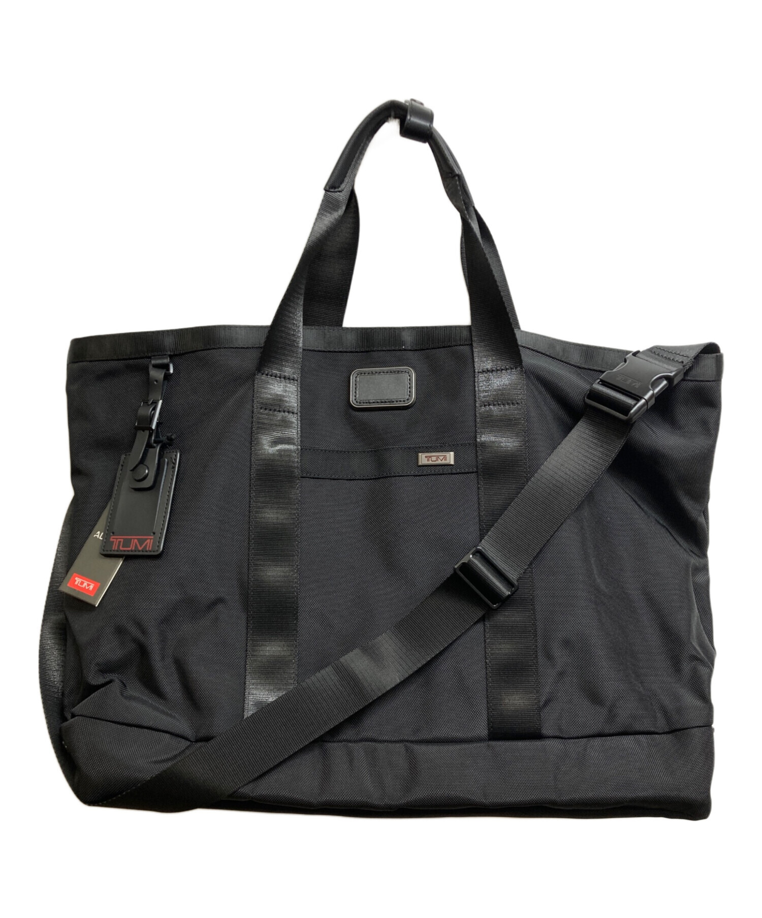 TUMI ALPHAアルファ キャリーオールトート ブラック　未使用に近い 中古・古着通販】TUMI (トゥミ) ALPHA 3 キャリーオール・トート