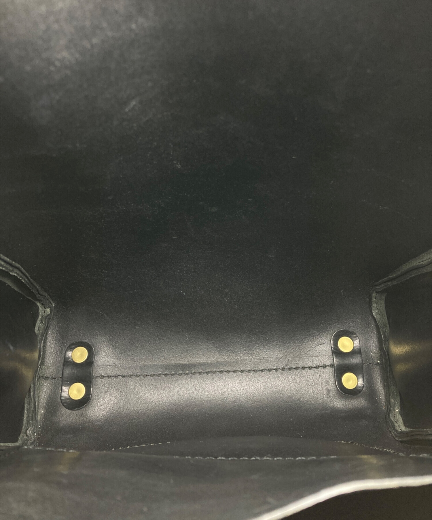 中古・古着通販】analogico (アナロジコ) レザーリュック ブラック 