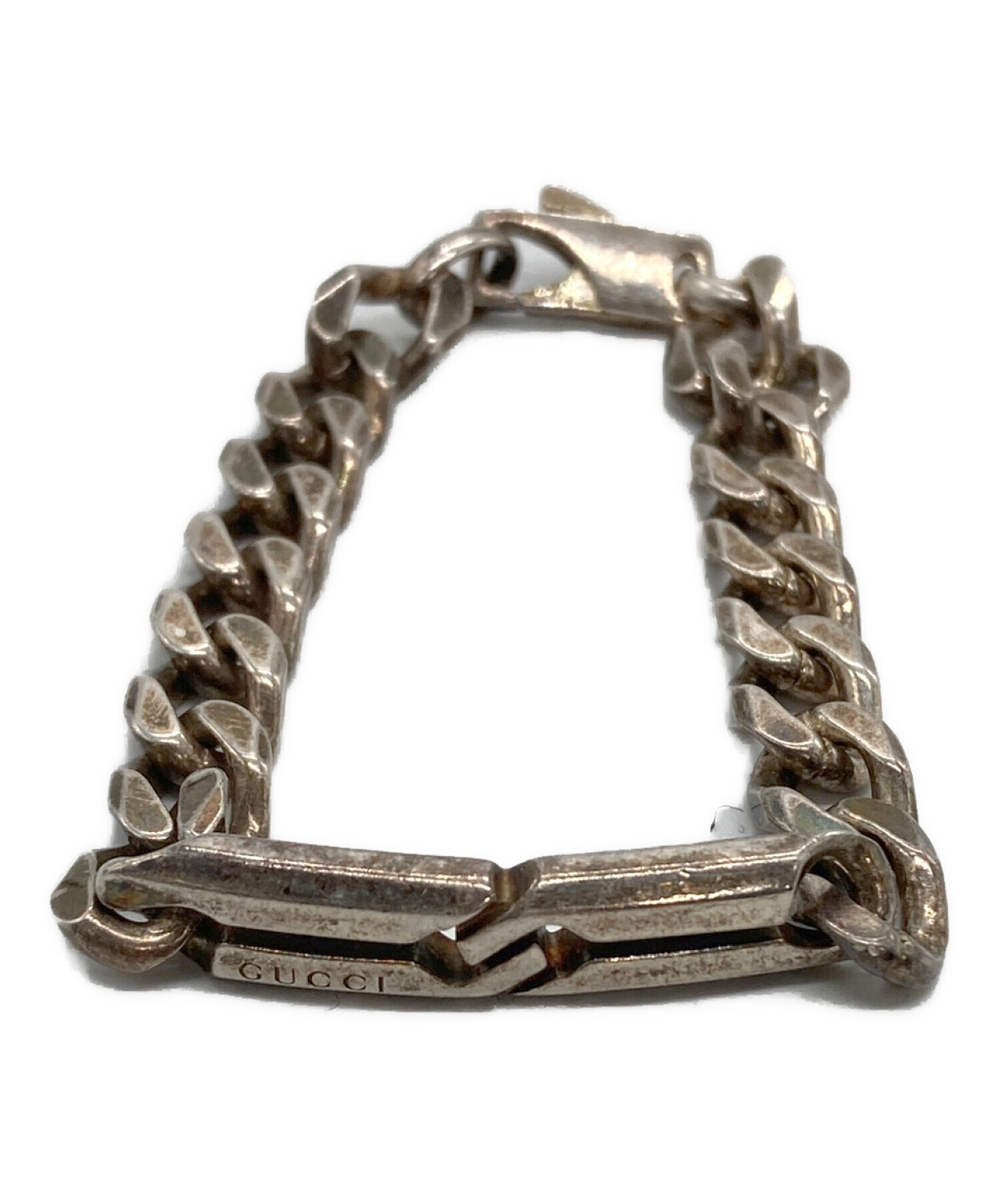 中古・古着通販】GUCCI (グッチ) インフィニティブレスレット シルバー 