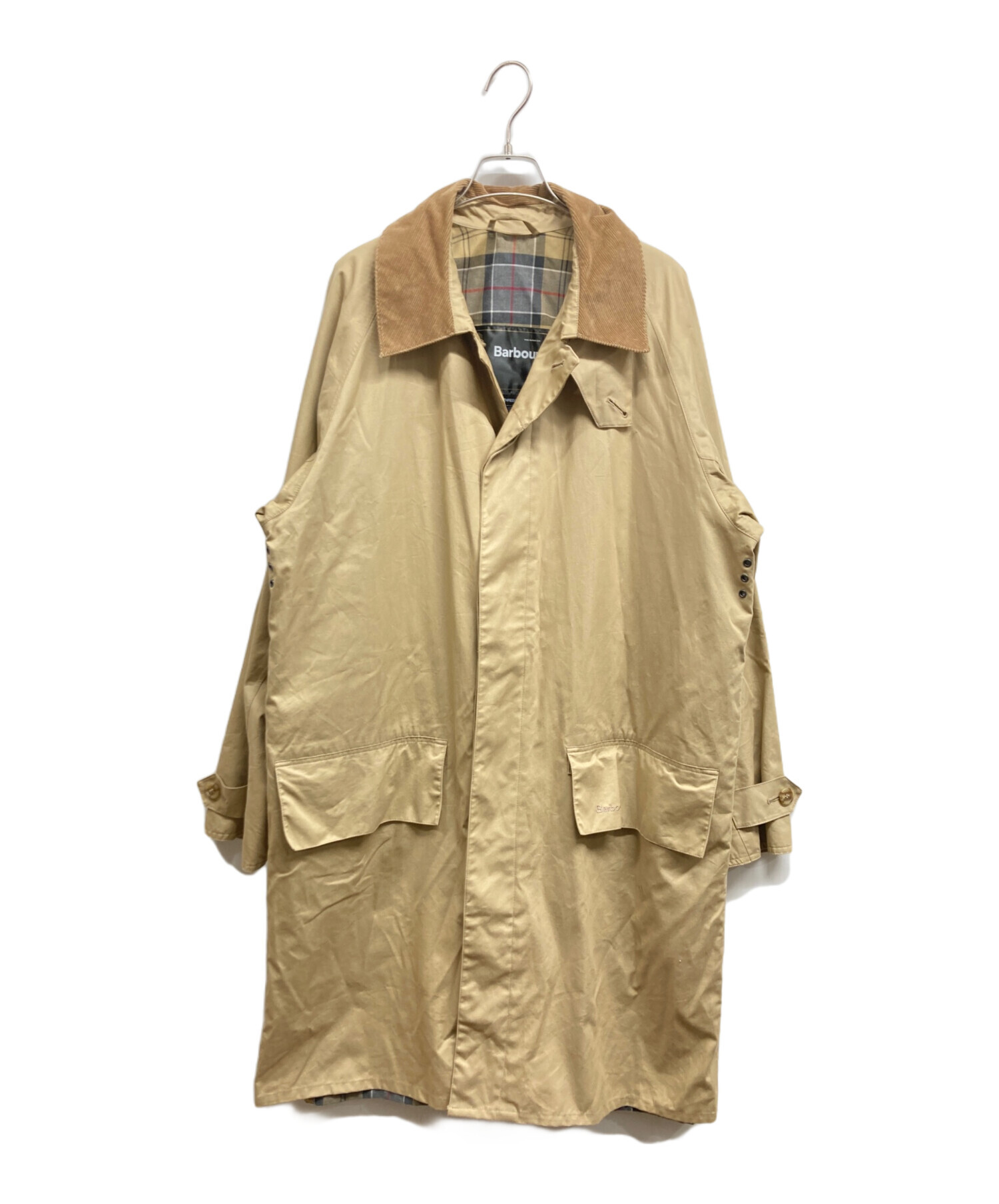 中古・古着通販】Barbour (バブアー) ステンカラーコート ベージュ