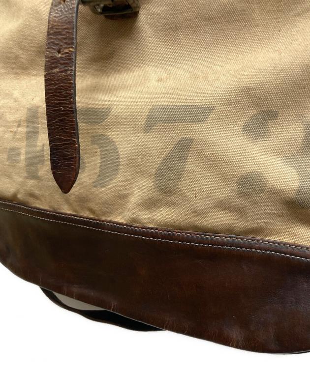 中古・古着通販】RRL (ダブルアールエル) レザーキャンバスショルダー