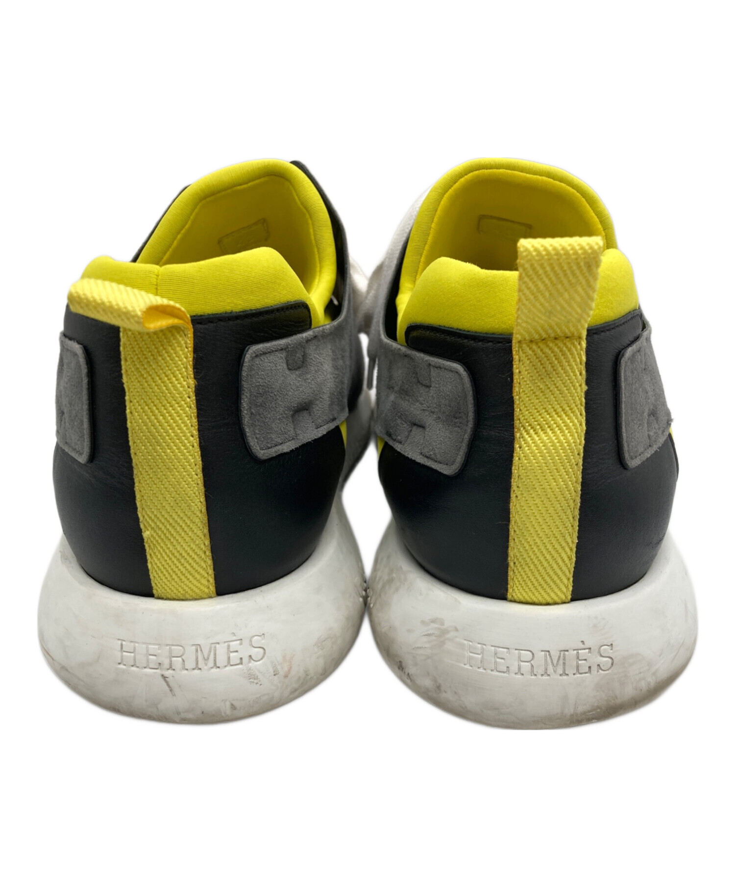 中古・古着通販】HERMES (エルメス) ローカットスニーカー イエロー