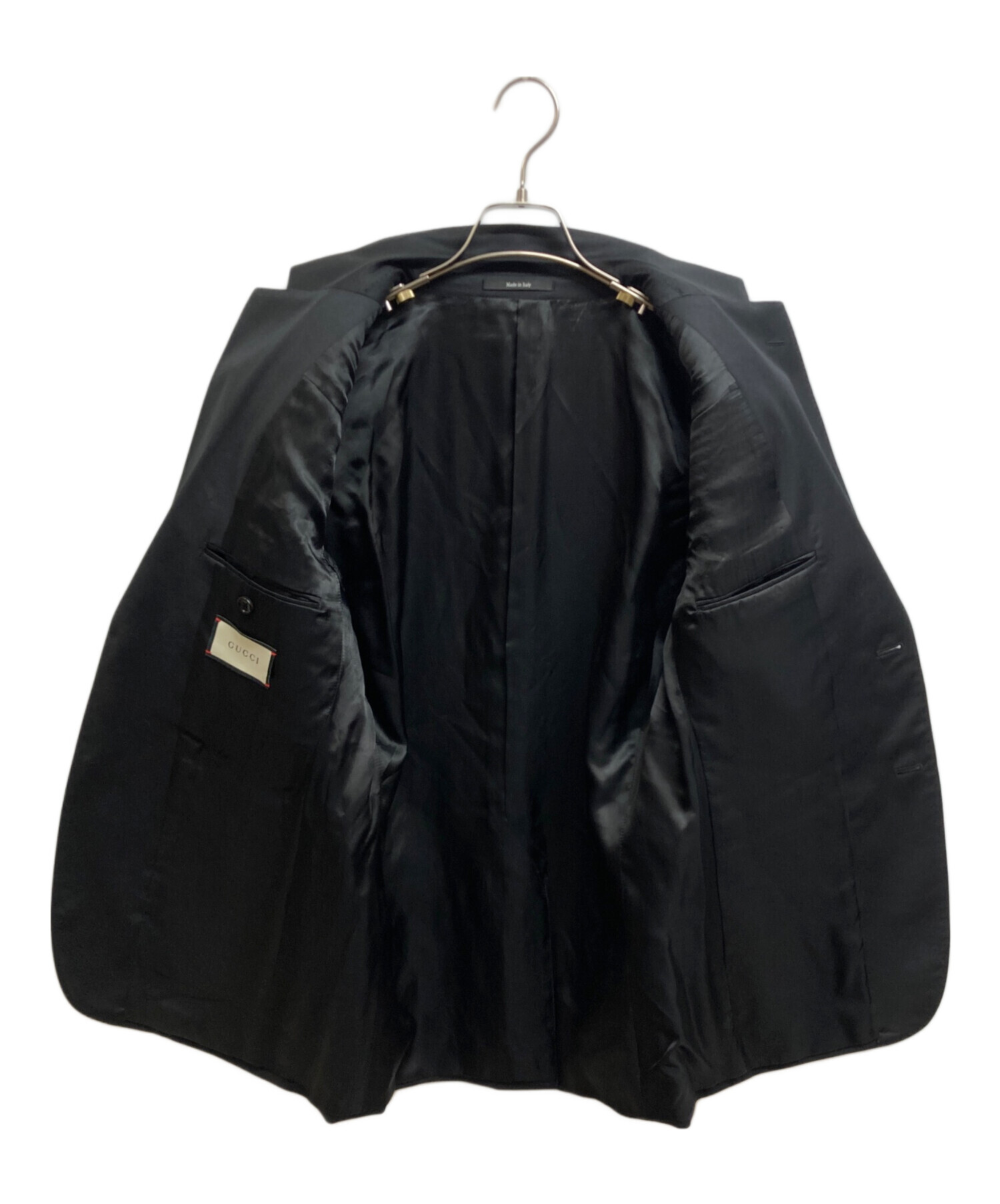 中古・古着通販】GUCCI (グッチ) セットアップスーツ ブラック サイズ