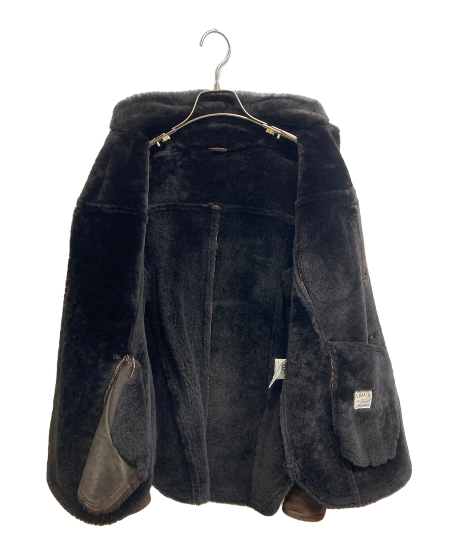 中古・古着通販】EMMETI (エンメティ) ムートンジャケット ブラウン