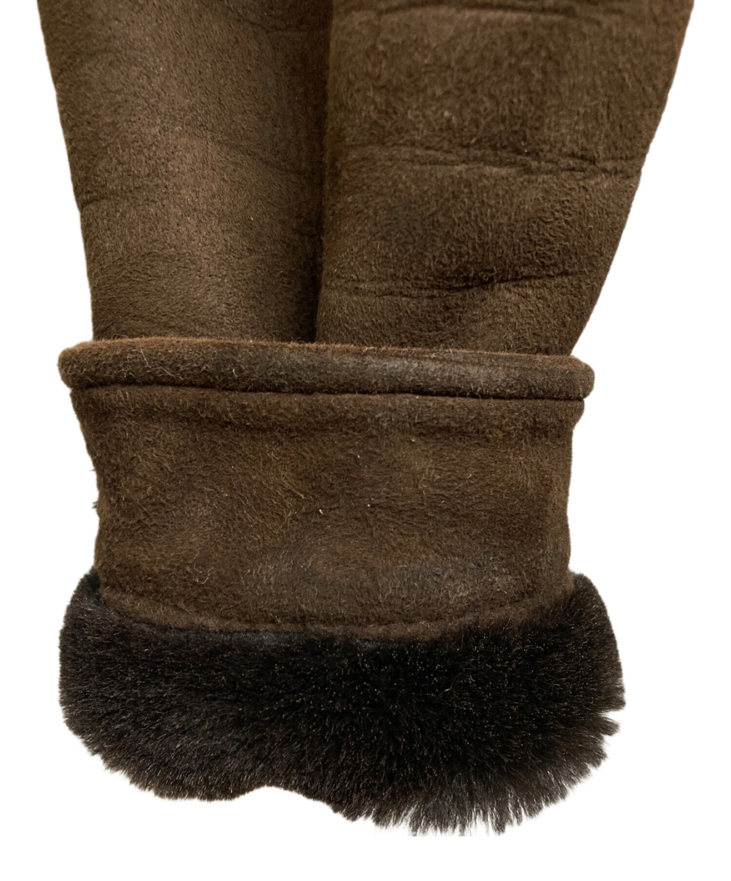 中古・古着通販】EMMETI (エンメティ) ムートンジャケット ブラウン