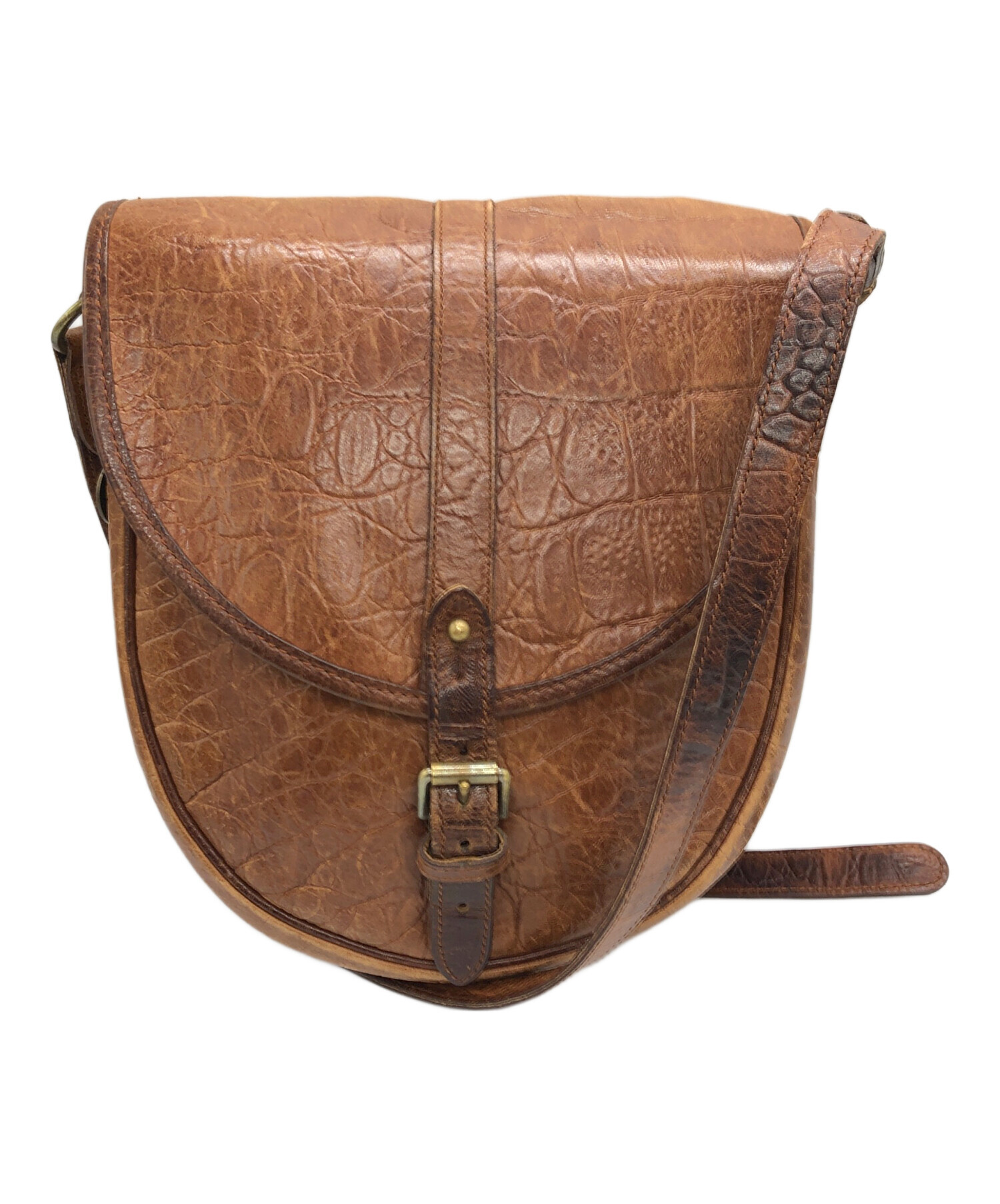 MULBERRY マルベリー ショルダーバッグ レディース 【古着】【中古】 中古・古着通販】MULBERRY (マルベリー) ショルダーバッグ ブラウン