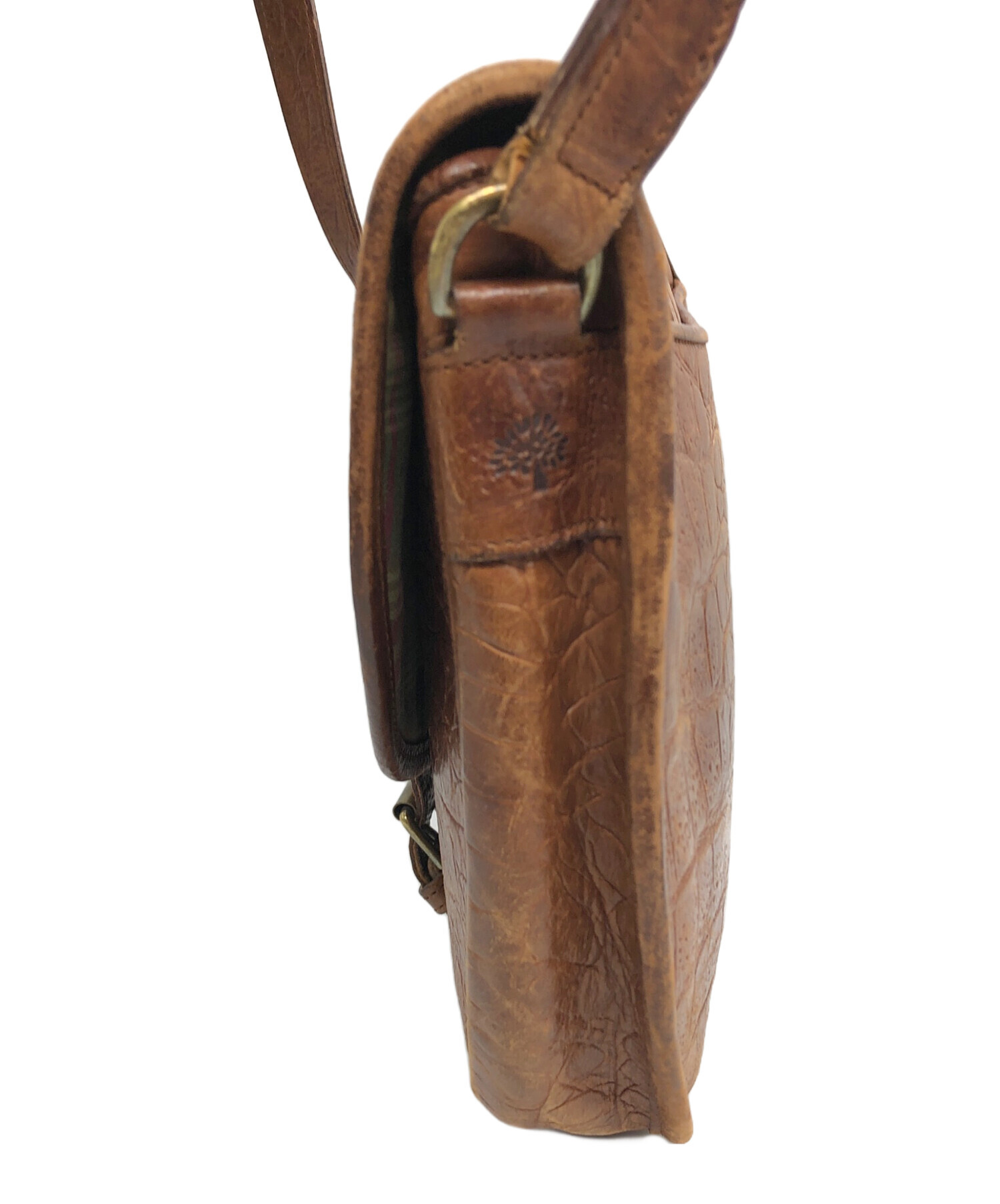 中古・古着通販】MULBERRY (マルベリー) ショルダーバッグ ブラウン