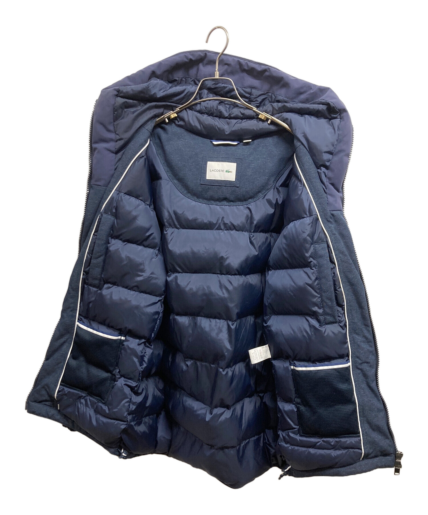 中古・古着通販】LACOSTE (ラコステ) Winter Hooded Jacket ネイビー