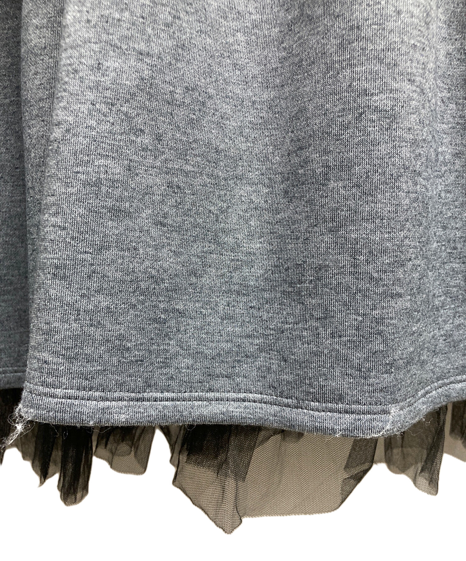 【新品・室内試着のみ】デイジーリン　半袖ワンピース グレー　38サイズ 中古・古着通販】daisy lin for foxey (デイジーリン フォー