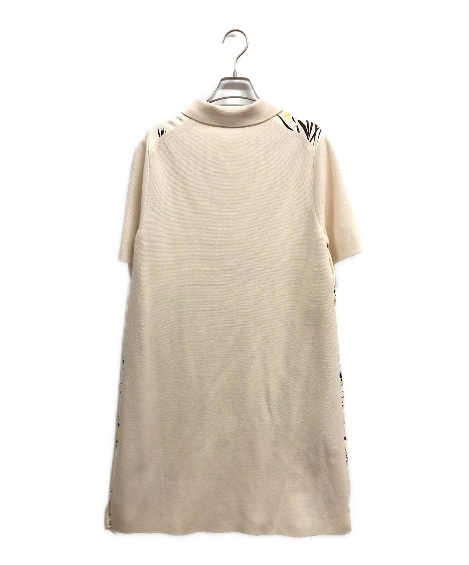中古・古着通販】TORY BURCH (トリーバーチ) 半袖ワンピース ベージュ