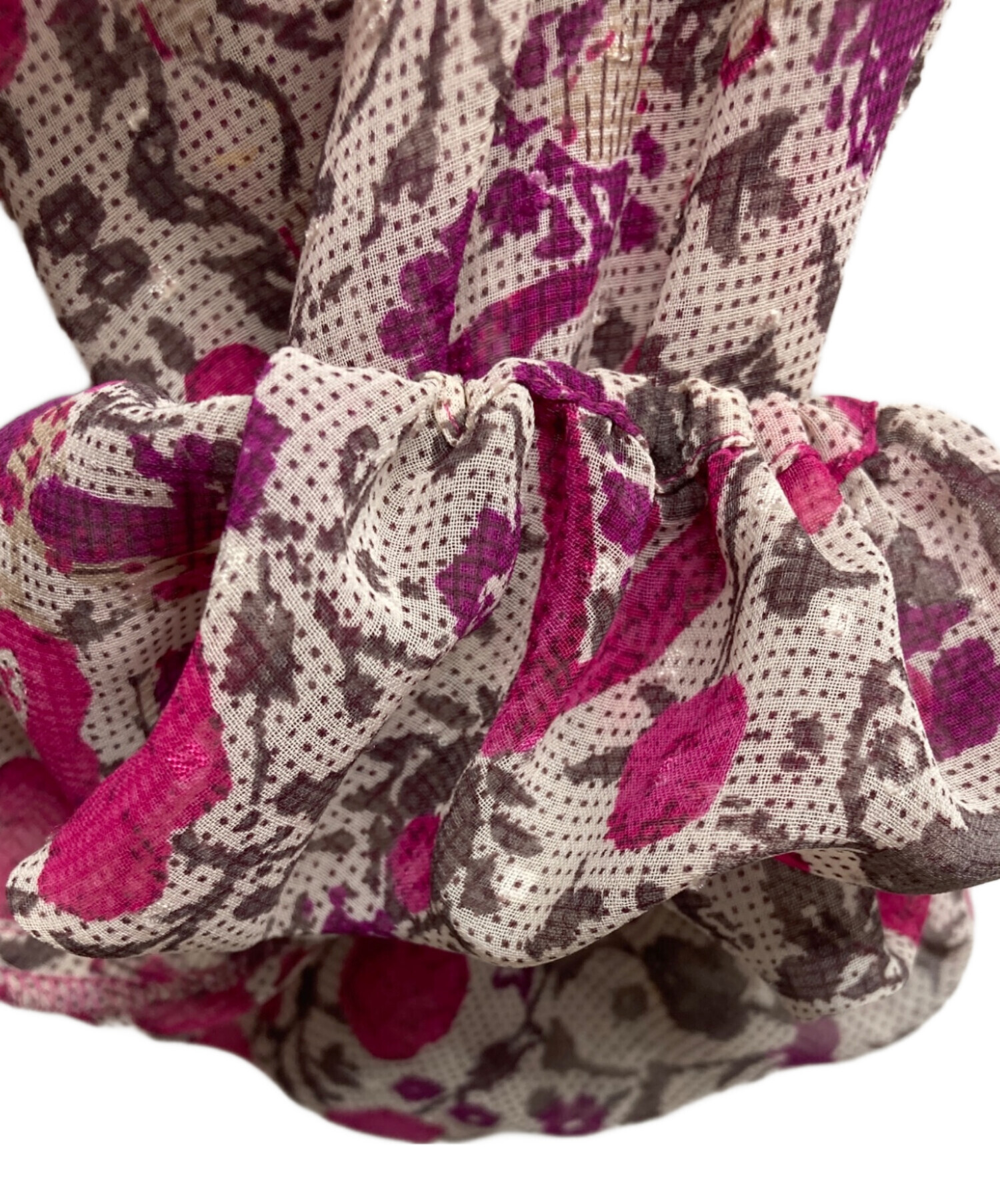 中古・古着通販】MUVEIL (ミュベール) プリーツワンピース ピンク