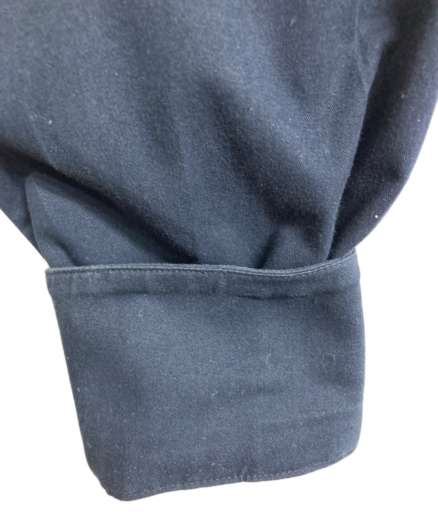 中古・古着通販】PRADA (プラダ) 長袖シャツ ネイビー サイズ:16/41