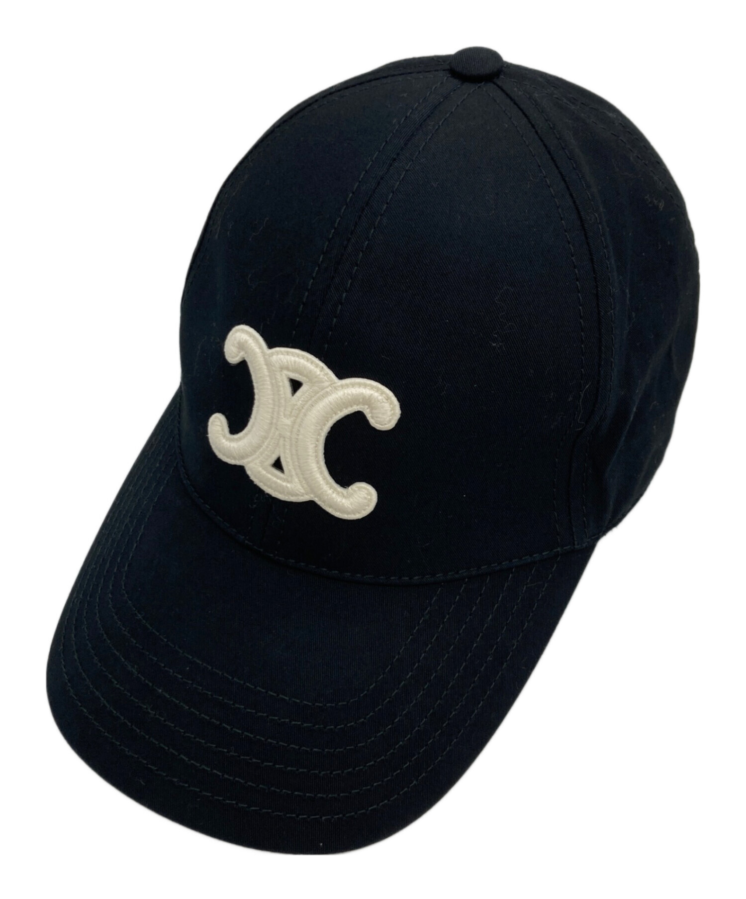 【タグ付き新品未使用】セリーヌ キャップ 中古・古着通販】CELINE (セリーヌ) ベースボールキャップ ブラック