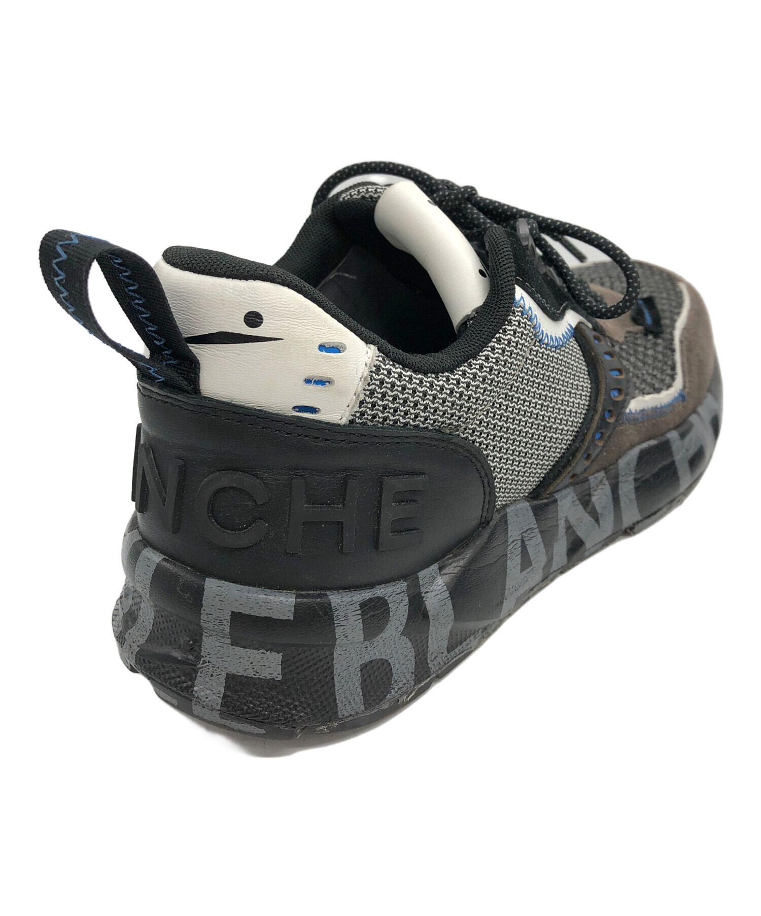 【中古】ボイルブランシェ VOILE BLANCHE スニーカー シューズ ナイロン スエード 42 ブラック /BM メンズ 中古・古着通販】VOILE BLANCHE (ボイルブランシェ) CLUB01 ローカット