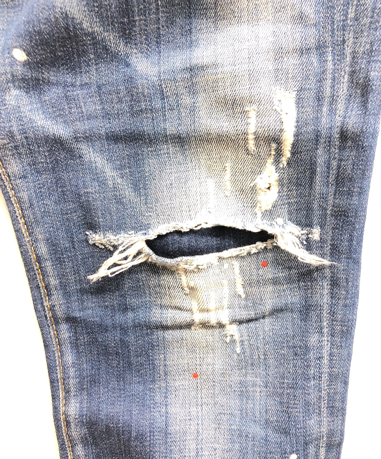 中古・古着通販】DSQUARED2 (ディースクエアード) ダメージスキニー