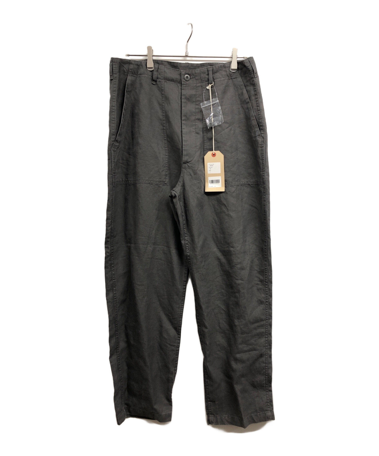 中古・古着通販】WAIPER (ワイパー) リネンベイカーパンツ グレー