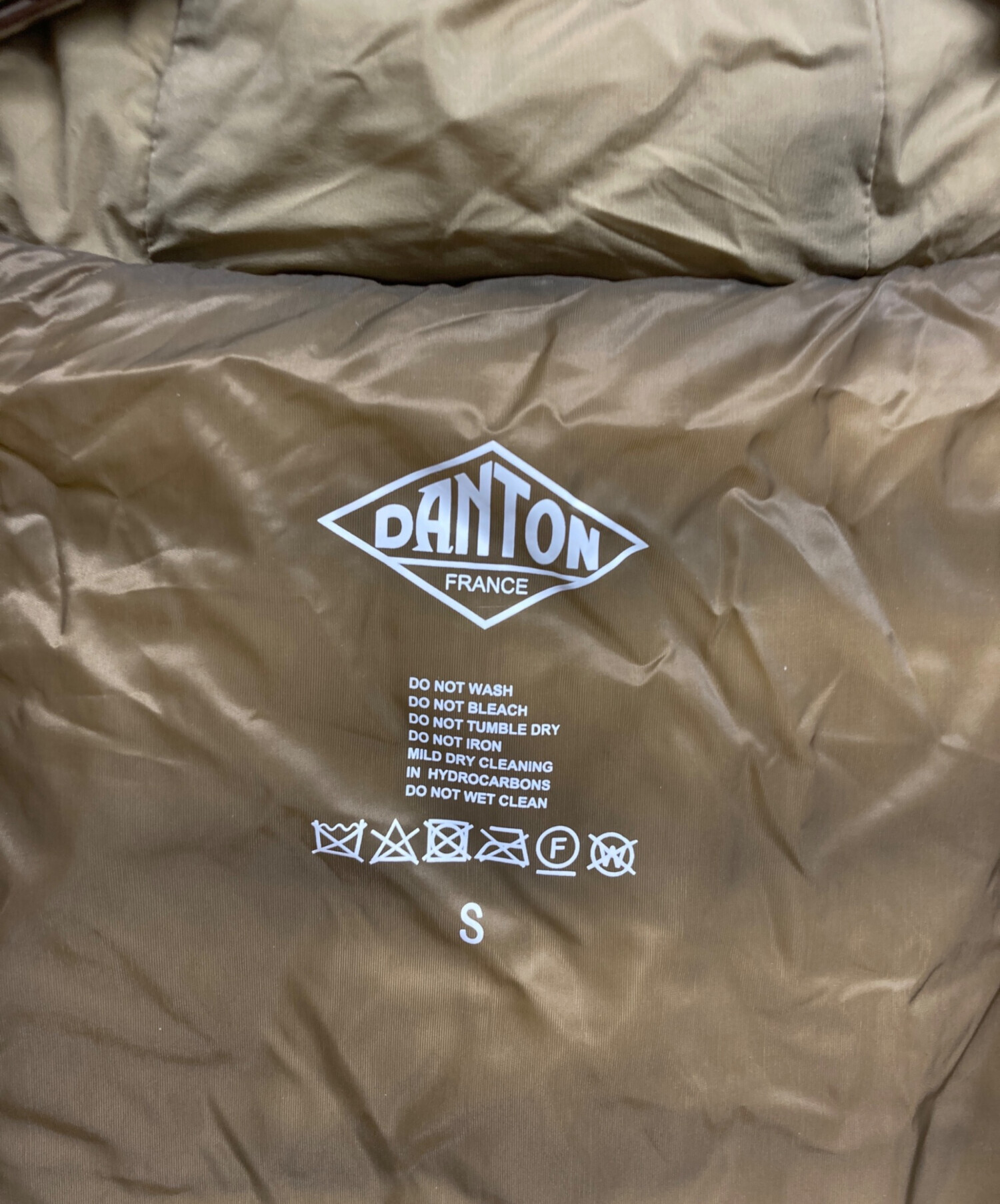 中古・古着通販】DANTON (ダントン) ダウンジャケット ベージュ サイズ