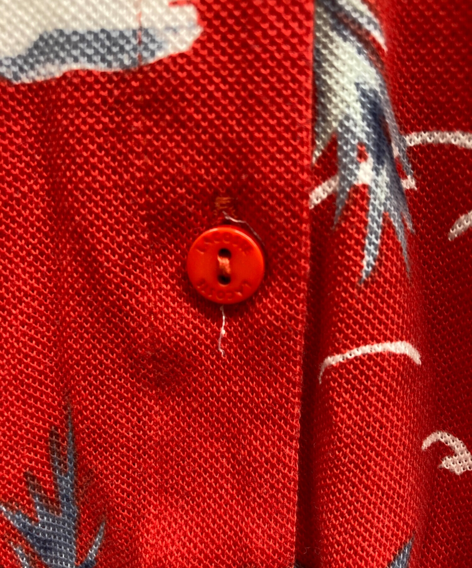 中古・古着通販】LACOSTE (ラコステ) トロピカルテキスタイル鹿の子地