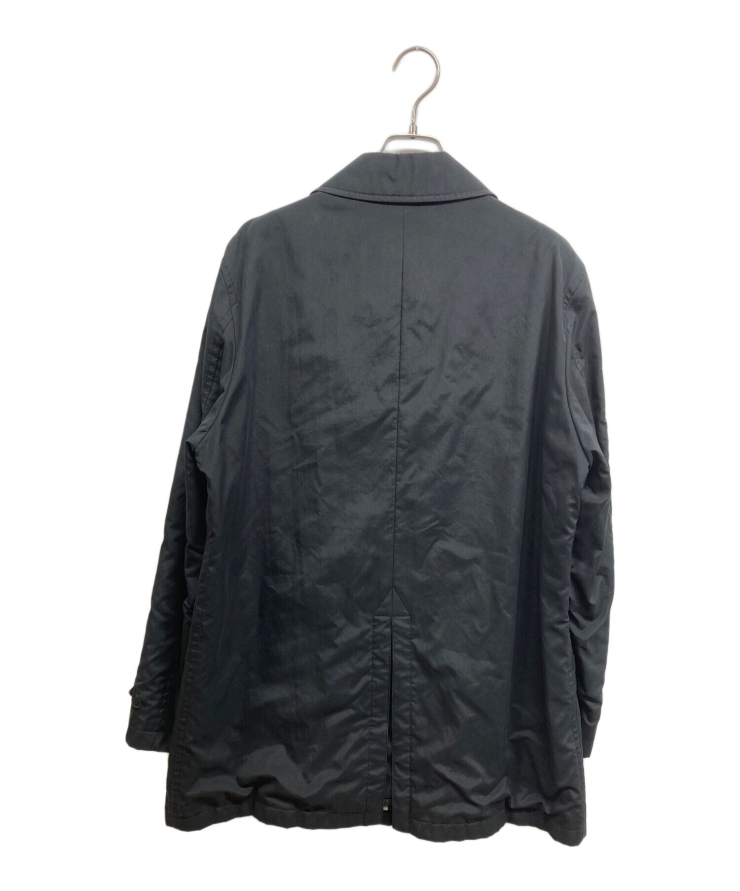 BURBERRY BLACK LABEL ステンカラーコート M グレー 中古・古着通販】BURBERRY BLACK LABEL (バーバリーブラックレーベル