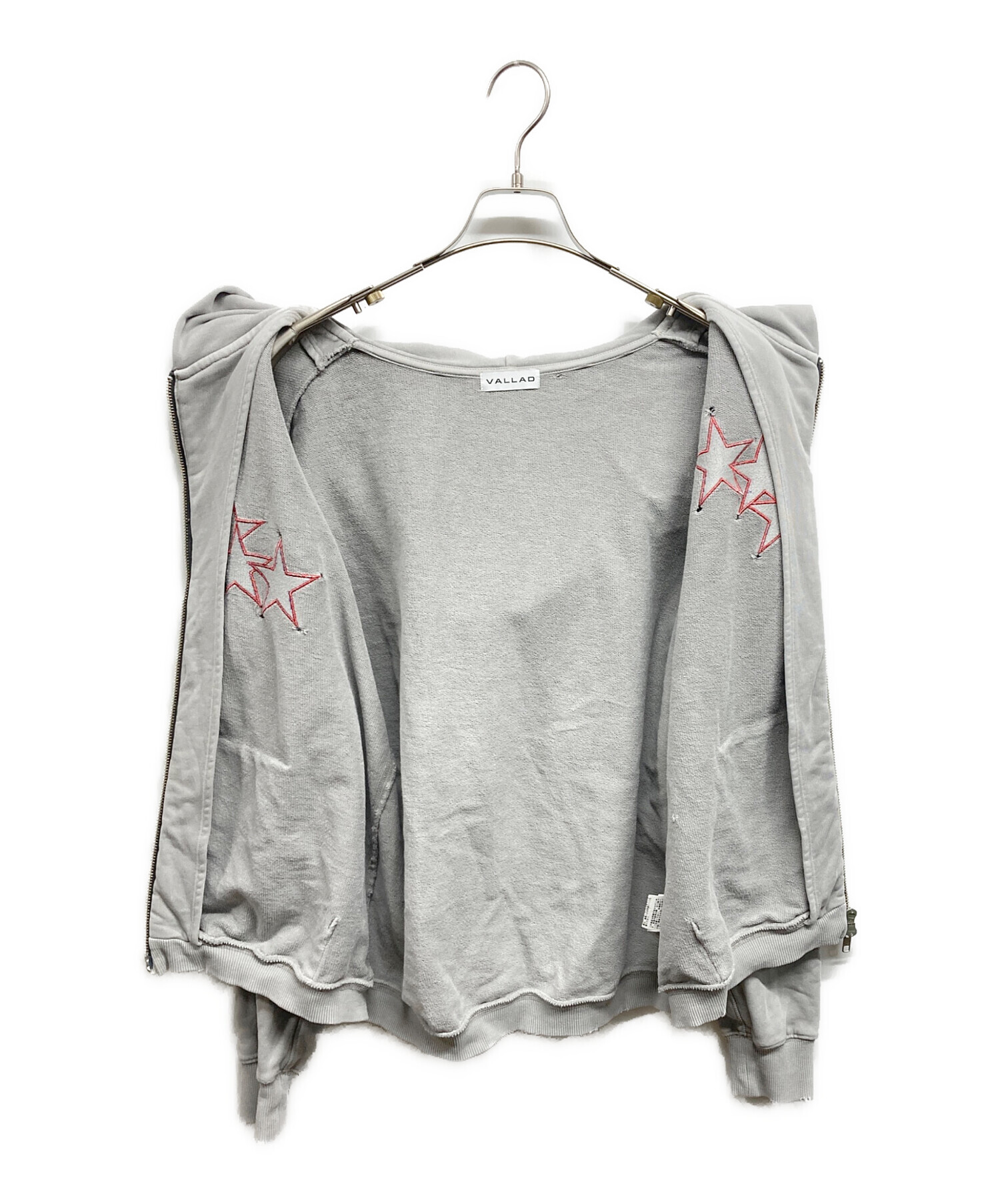 中古・古着通販】VALLAD (バラッド) スター ジップ アップ フーディ
