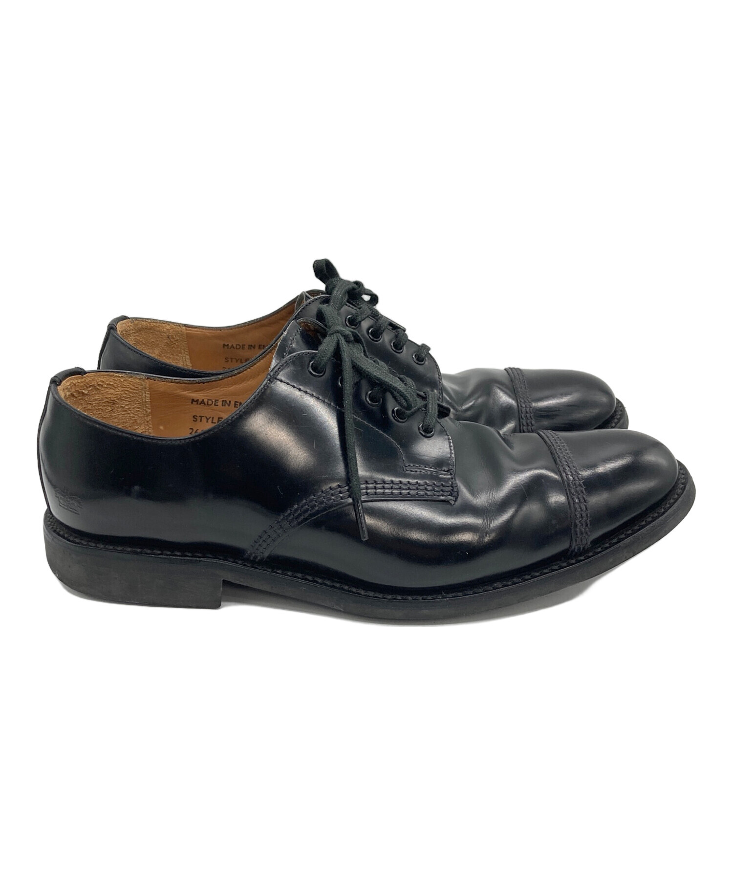 中古・古着通販】SANDERS (サンダース) MILITARY DERBY SHOE ブラック