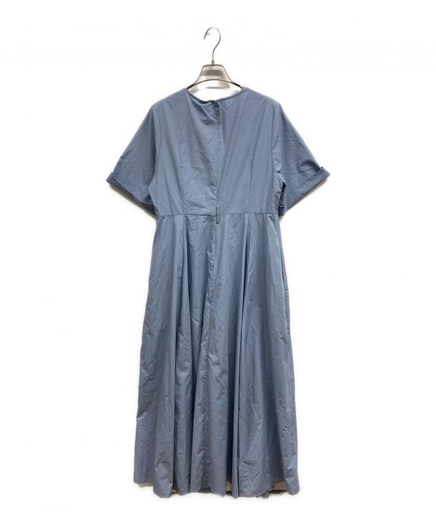 中古・古着通販】CLANE (クラネ) ワイドベルトマキシワンピース ブルー 