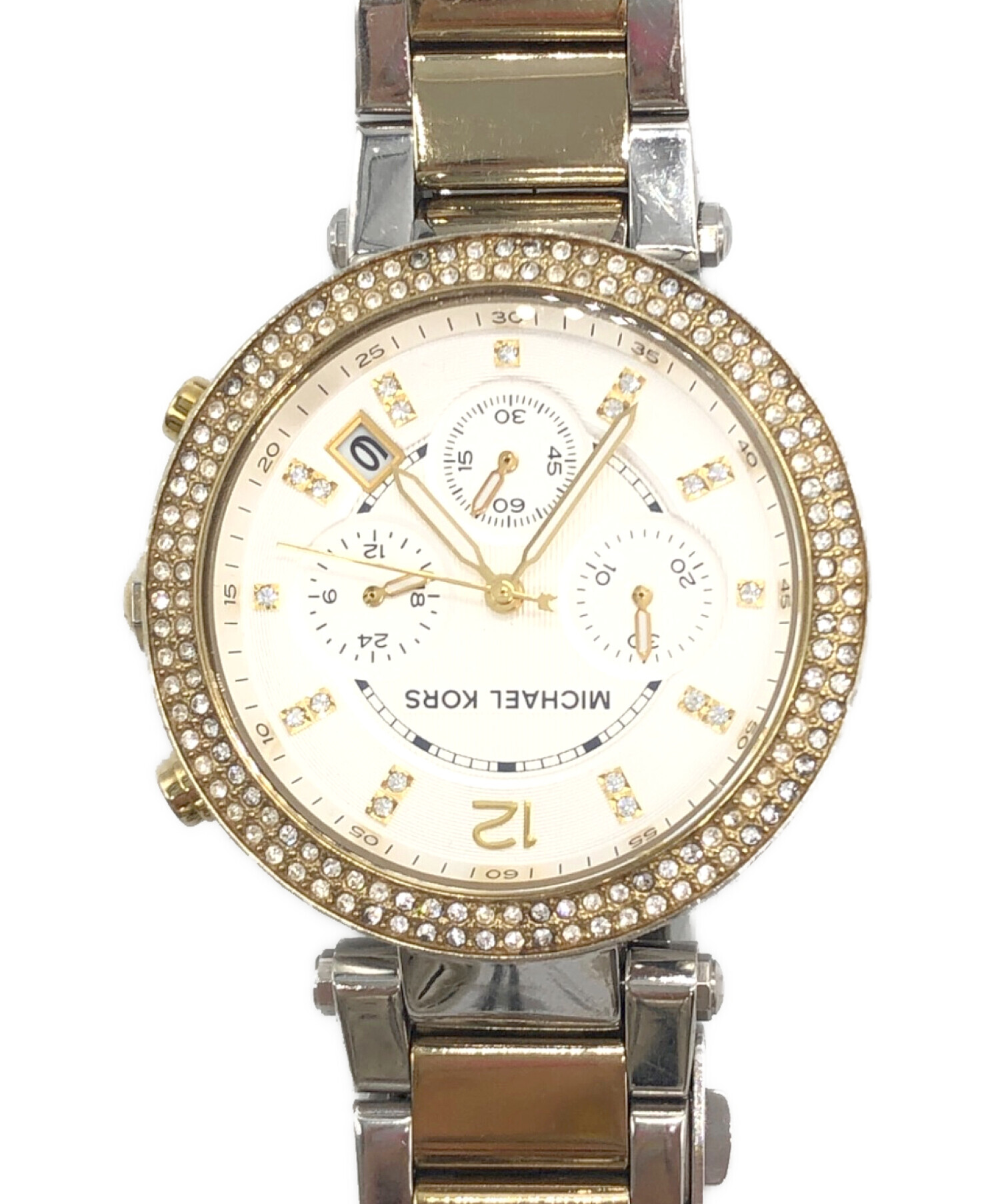 中古・古着通販】MICHAEL KORS (マイケル・コース) クロノグラフ 