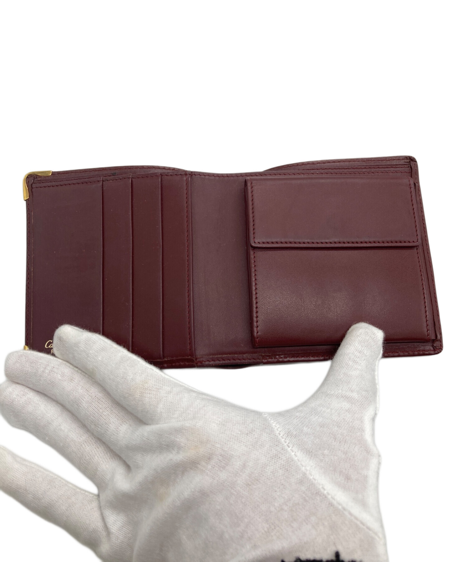 中古・古着通販】Cartier (カルティエ) 2つ折り財布 ブラウン