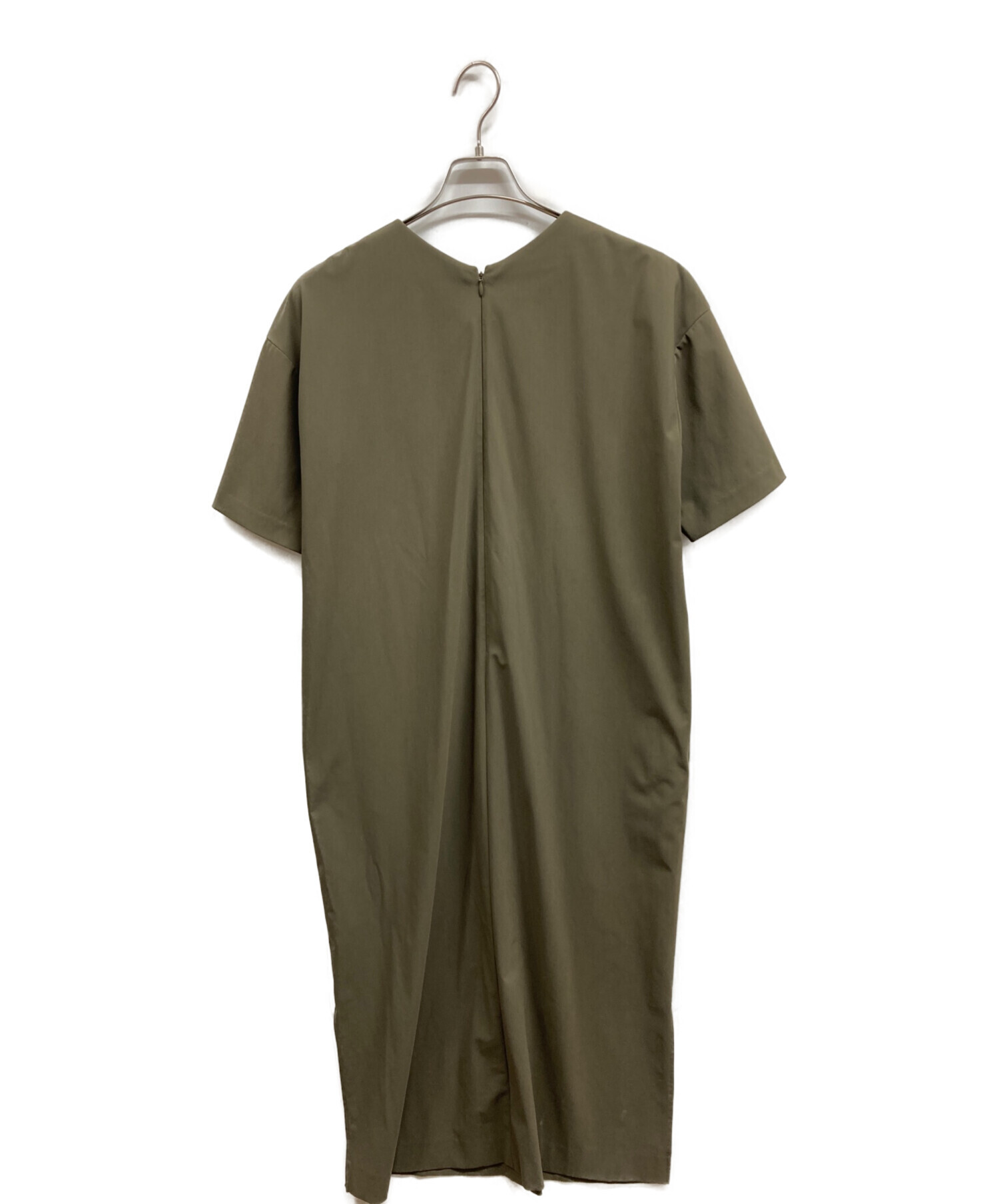 美品✨theory luxe 23SS Hatch 半袖ロングワンピース 38 中古・古着通販】theory luxe (セオリーリュクス) とろみ素材ロング