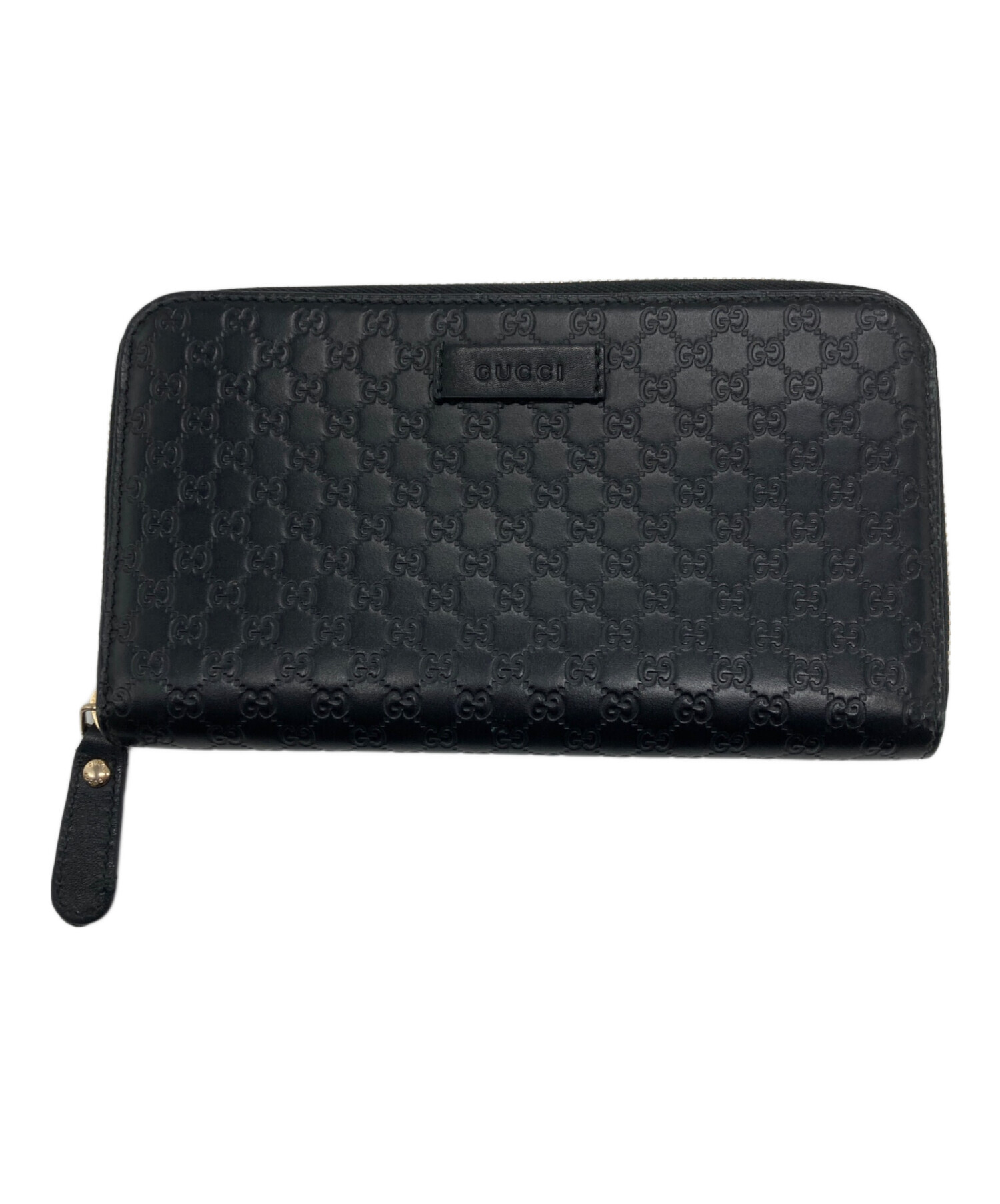 未使用品⭐︎GUCCI ブラックレザー長財布 中古・古着通販】GUCCI (グッチ) 長財布 ブラック｜ブランド・古着通販