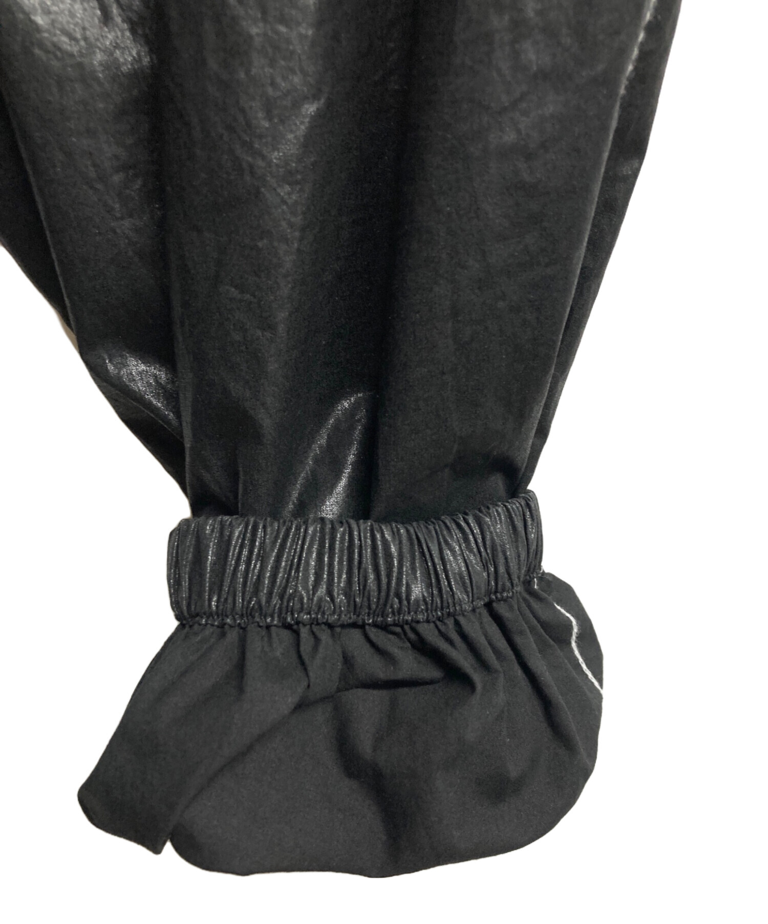 Matin Kim ブラック ジャケット　超美品 中古・古着通販】Matin Kim (マーティン・キム) LOGO COATING JACKET