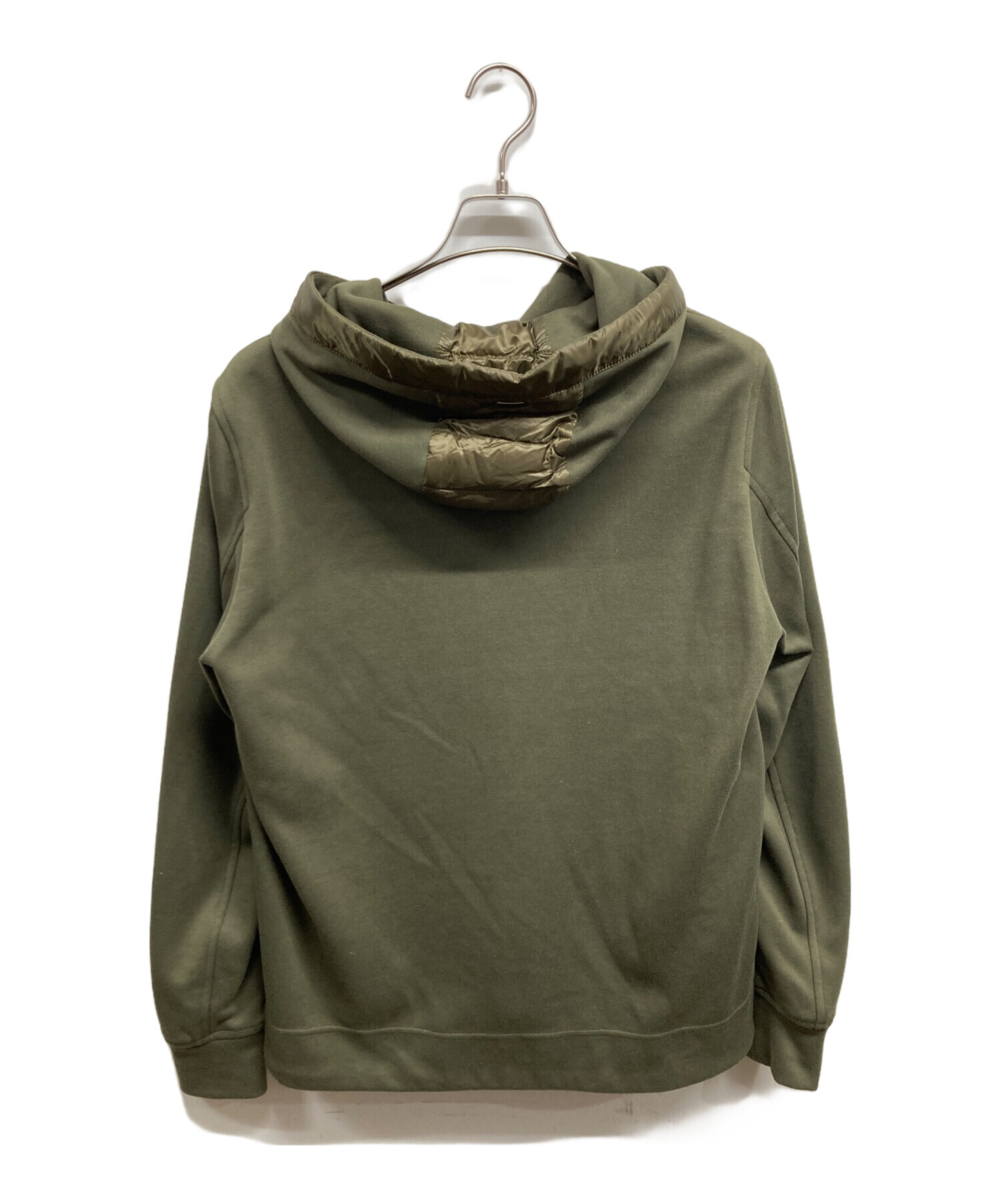 【美品】【国内正規品】ヘルノ HERNO スウェット ブルゾン 異素材 48 中古・古着通販】HERNO (ヘルノ) スウェット・ライトダウン フーデッド