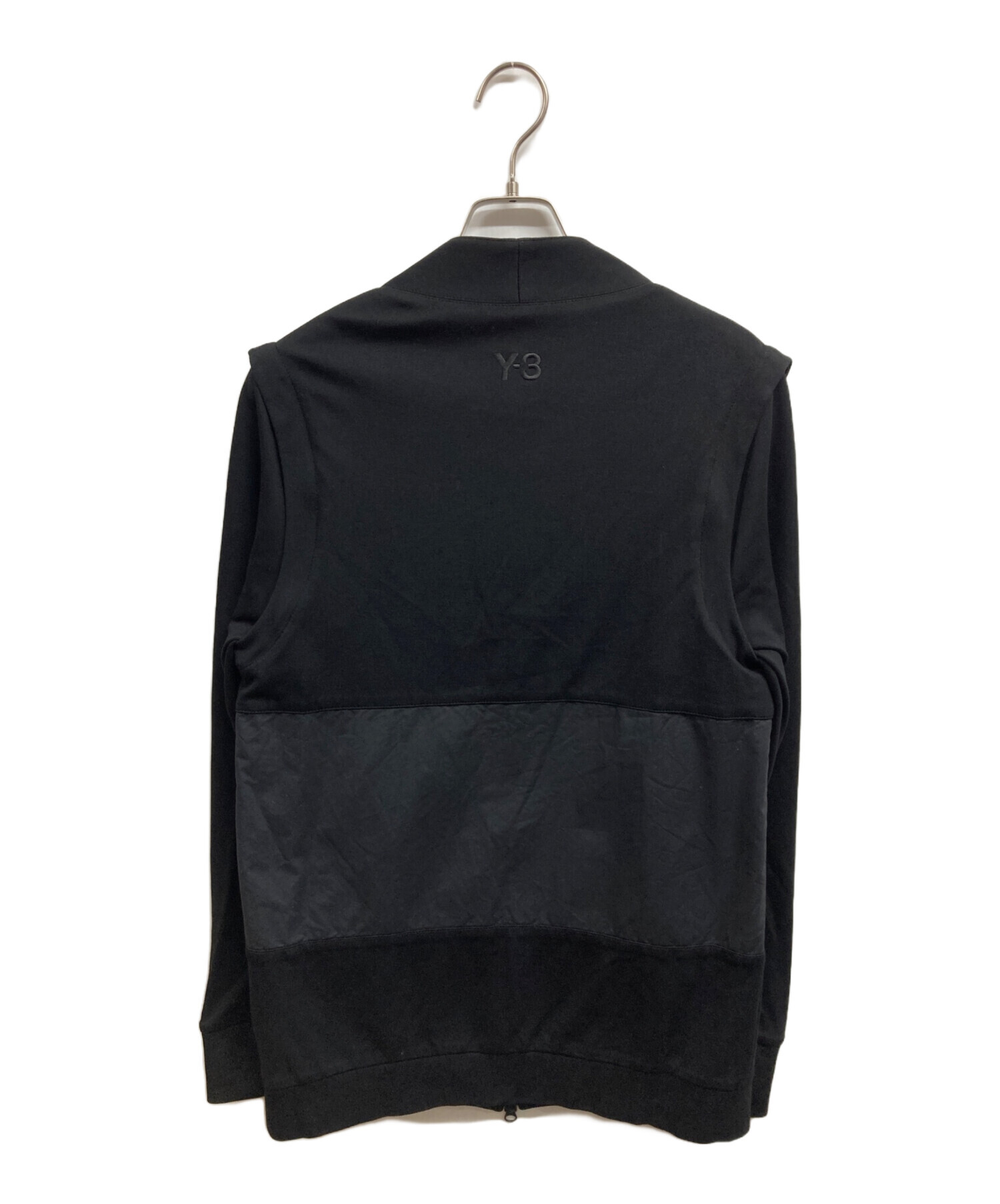 中古・古着通販】Y-3 (ワイスリー) ノーカラージャケット ブラック