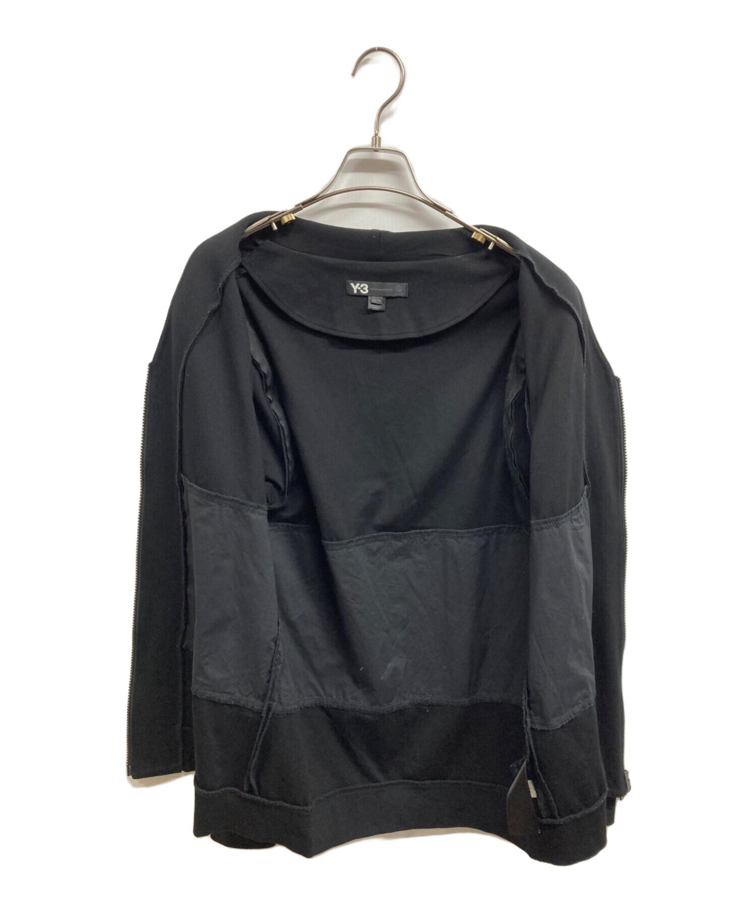 中古・古着通販】Y-3 (ワイスリー) ノーカラージャケット ブラック