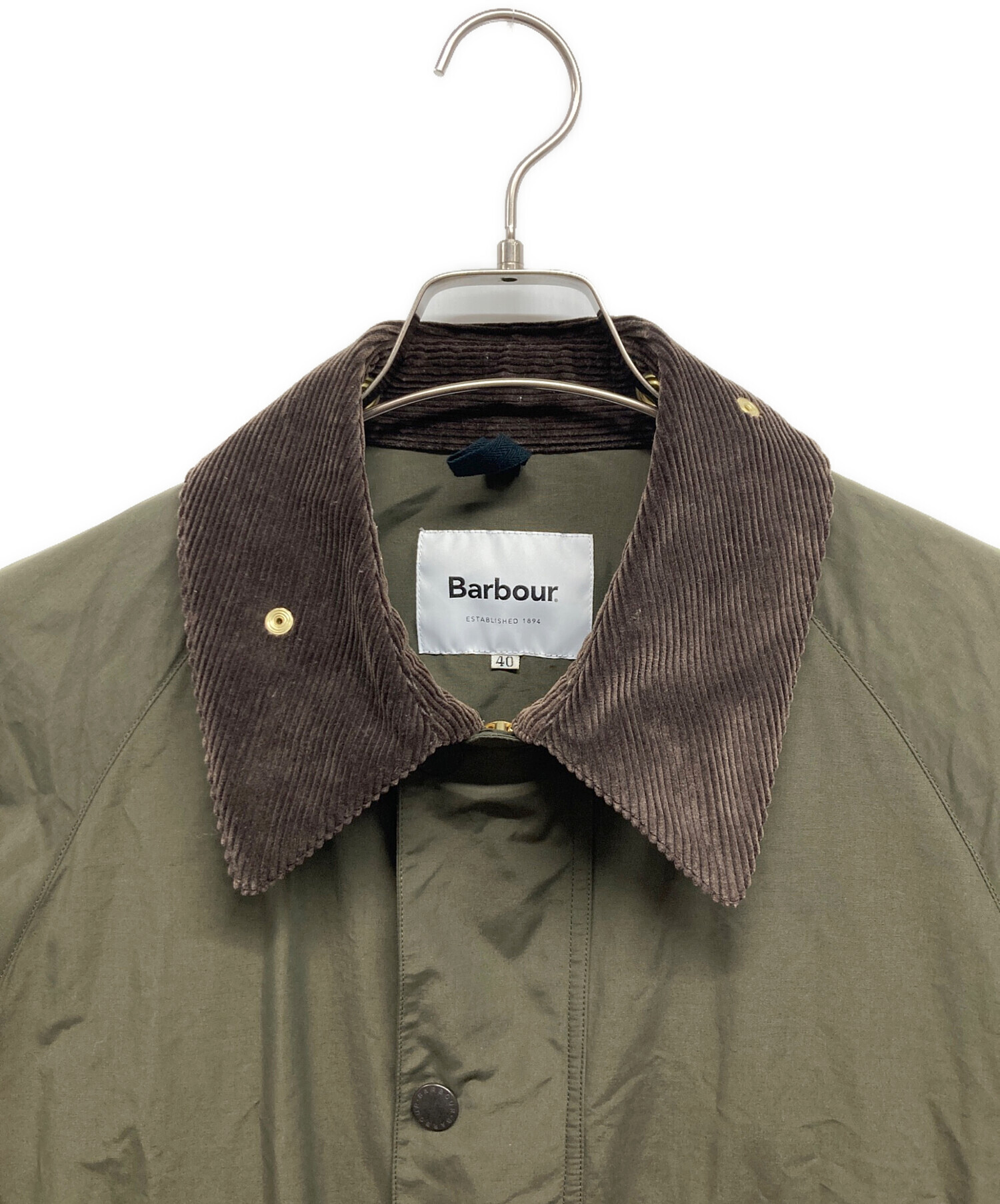 中古・古着通販】Barbour (バブアー) SOLWAY ZIPPER オリーブ サイズ