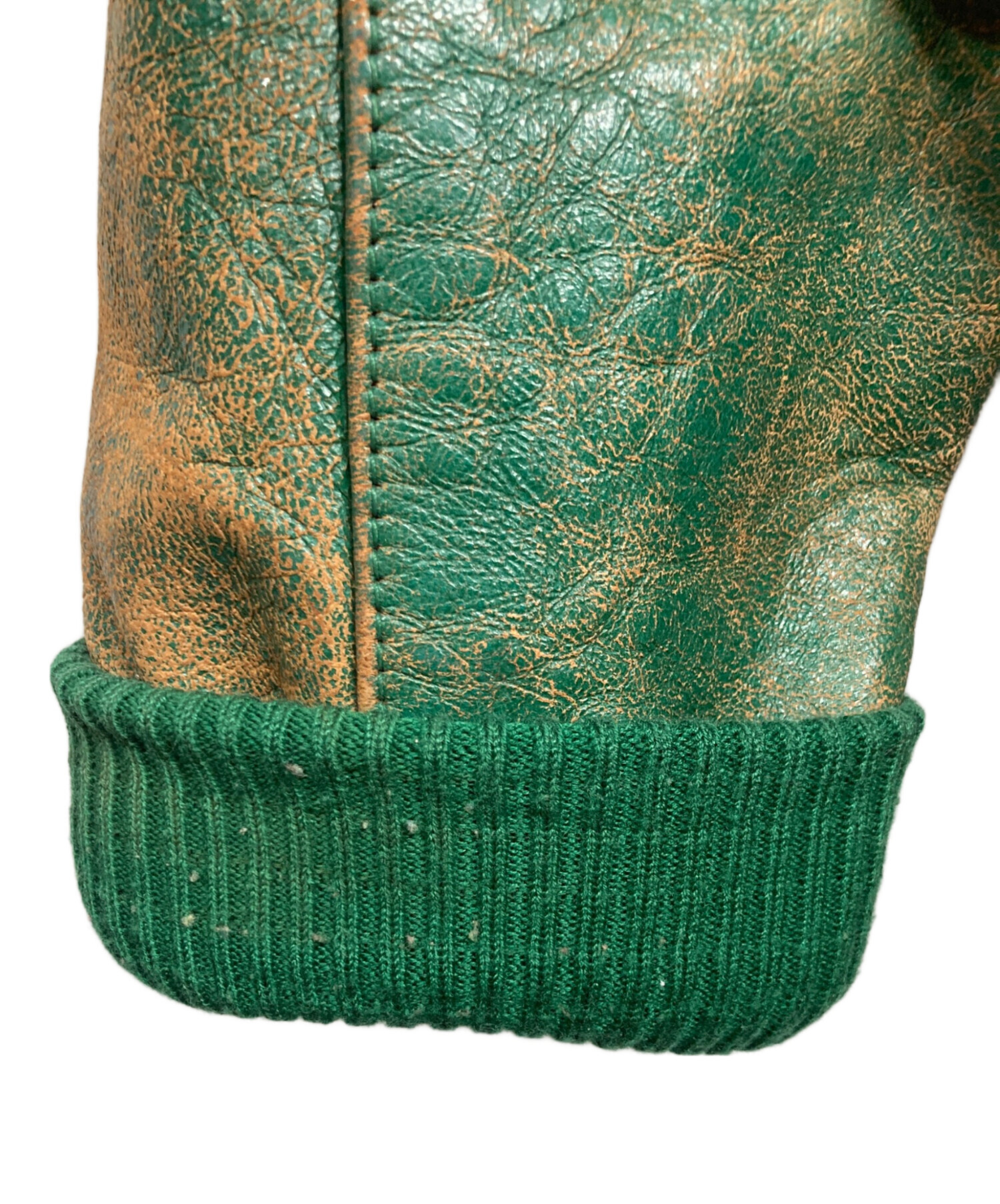 中古・古着通販】AVIREX (アヴィレックス) 90s スタジャン グリーン