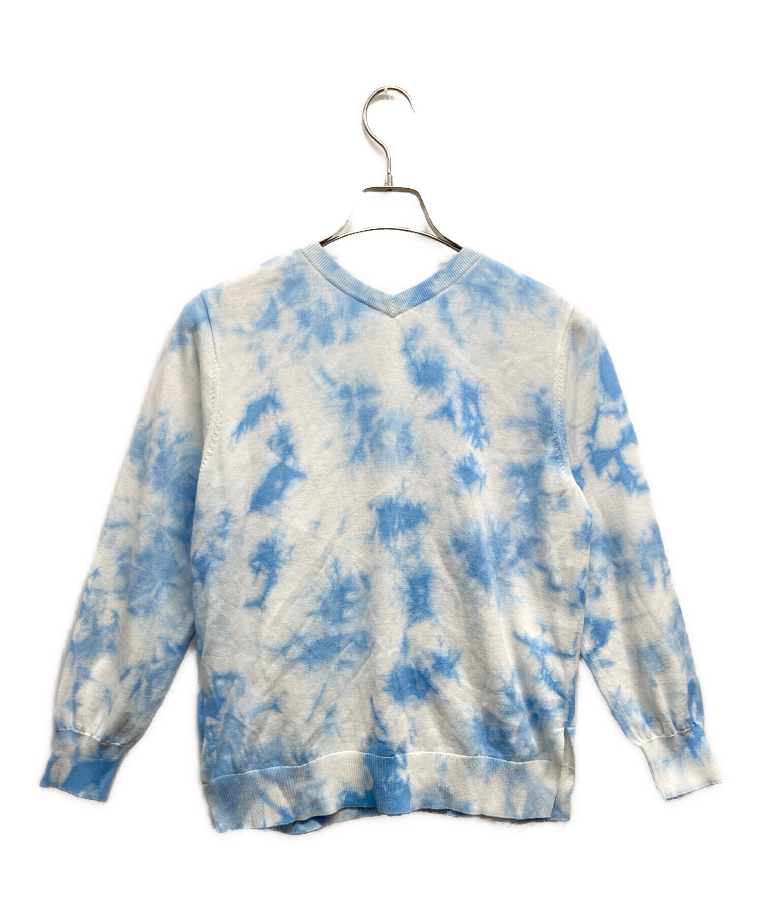 ゆっか 中古・古着通販】ZUCCA (ズッカ) ムラ染めニット ブルー サイズ:M 未